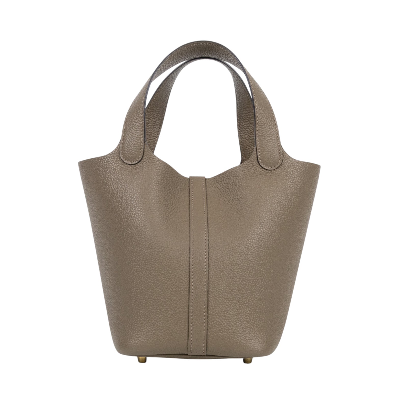 愛馬仕 Hermes Picotin Lock 18 菜籃子包 PT18 /色號M1 牛至色 PICOTIN 18 TC 原廠盒子/鎖組