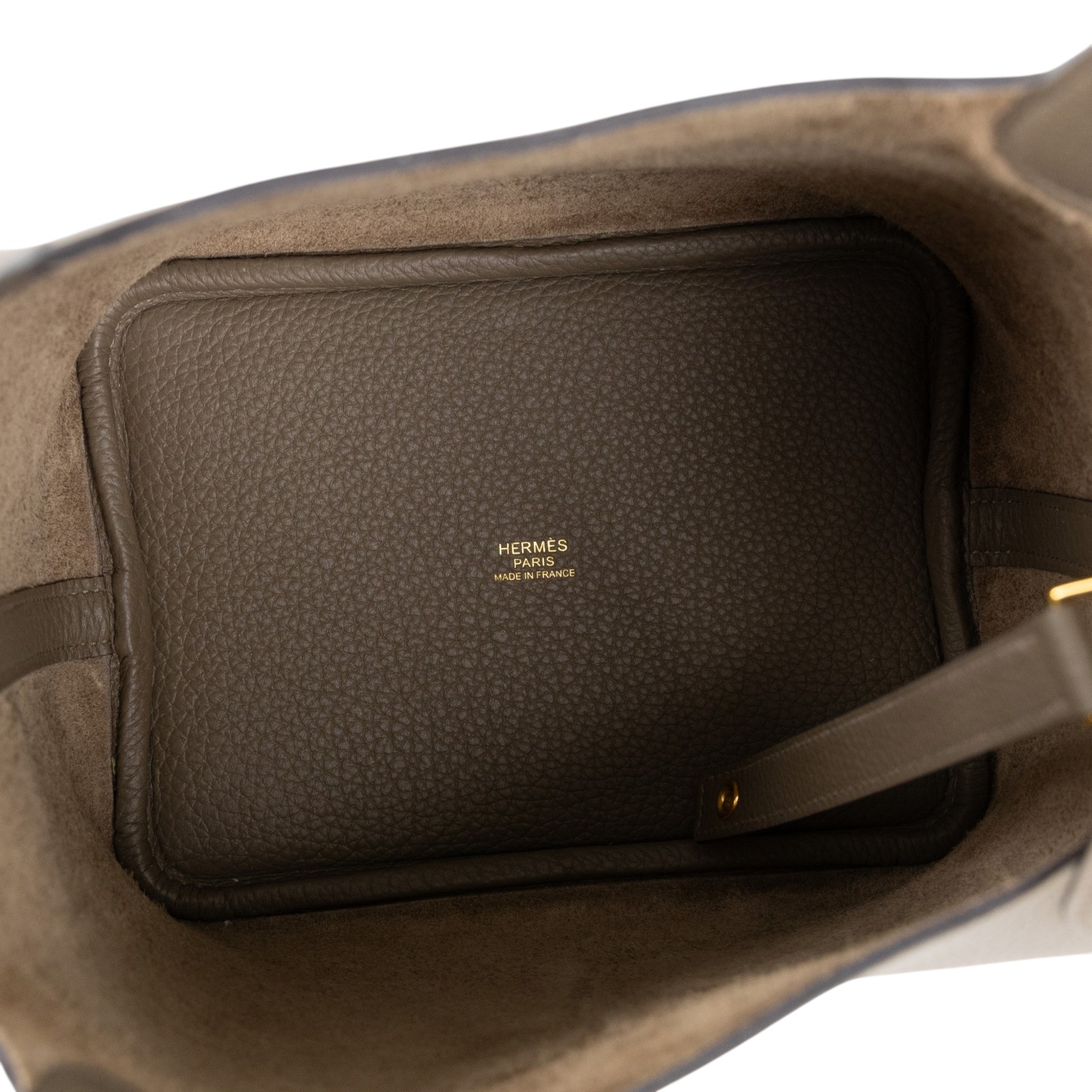 愛馬仕 Hermes Picotin Lock 18 菜籃子包 PT18 /色號M1 牛至色 PICOTIN 18 TC 原廠盒子/鎖組