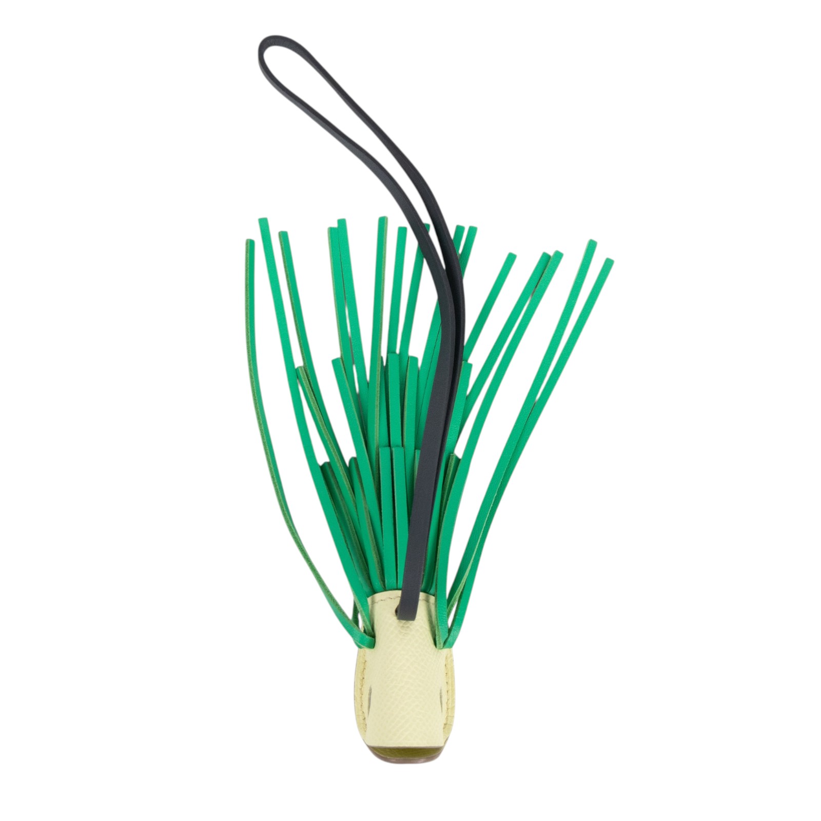 愛馬仕 Hermes Poisson 吊飾 米爾頓黃 仙人掌綠 H085002CAAF K刻 米黃綠魚頭吊飾 無附屬品