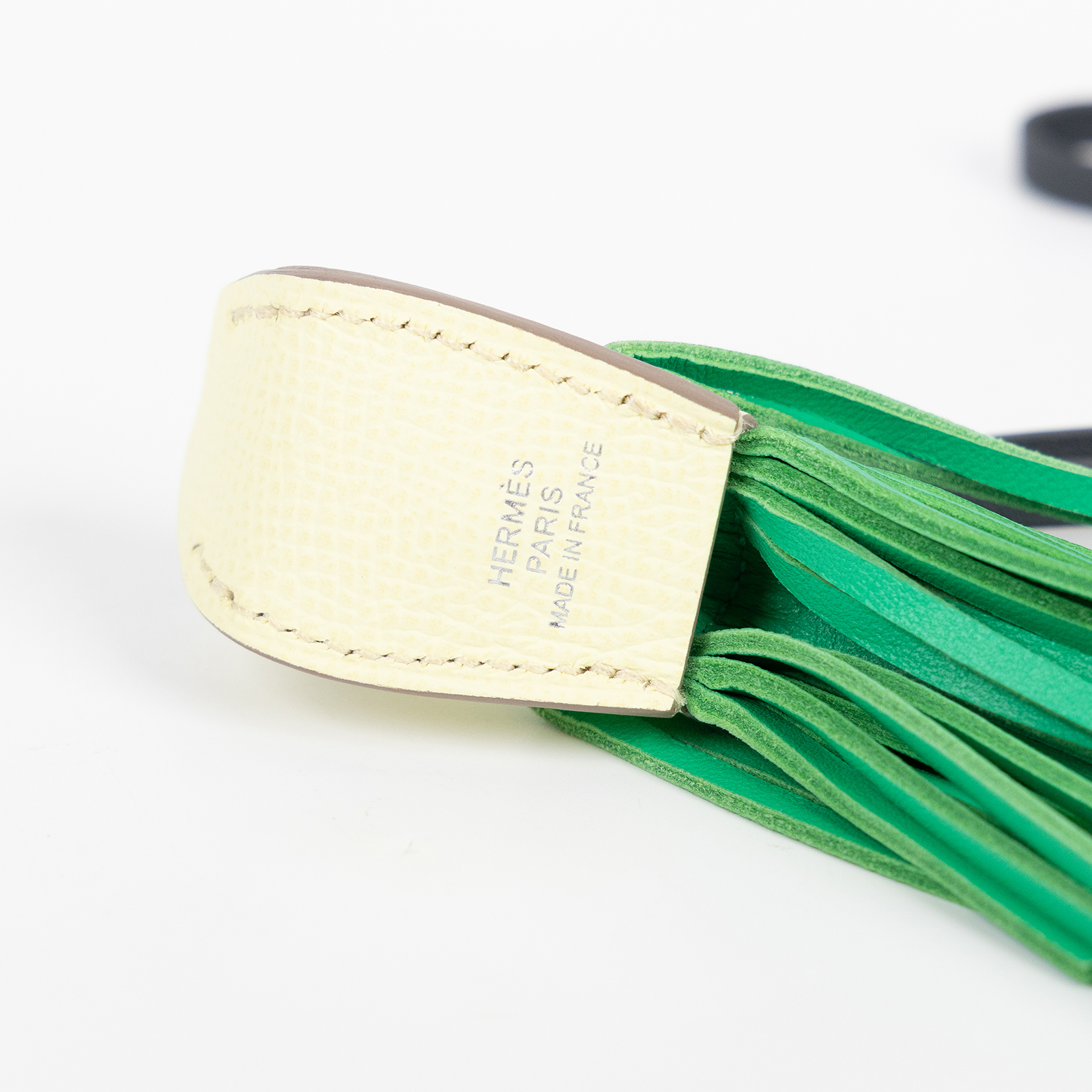 愛馬仕 Hermes Poisson 吊飾 米爾頓黃 仙人掌綠 H085002CAAF K刻 米黃綠魚頭吊飾 無附屬品