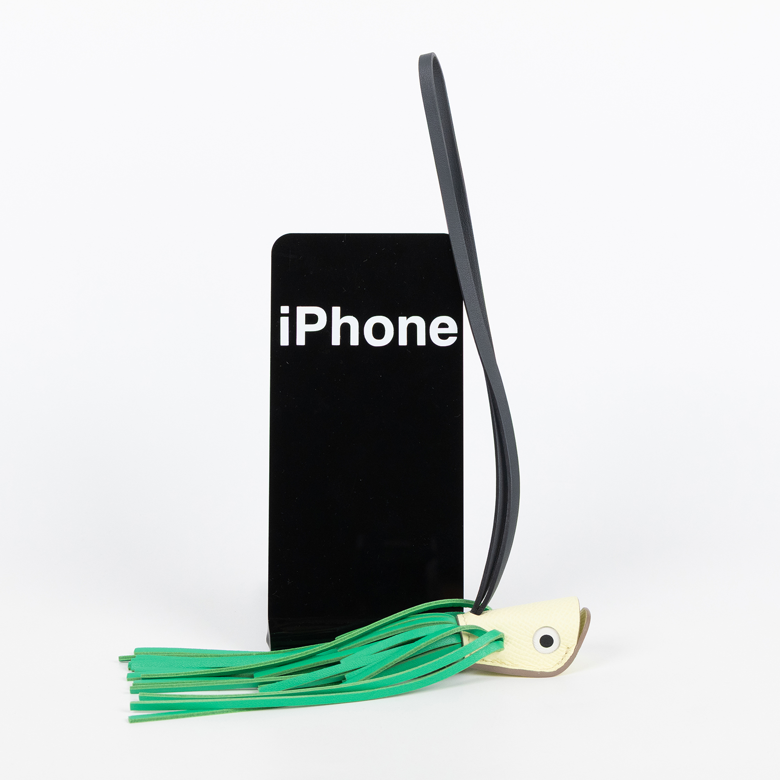 愛馬仕 Hermes Poisson 吊飾 米爾頓黃 仙人掌綠 H085002CAAF K刻 米黃綠魚頭吊飾 無附屬品