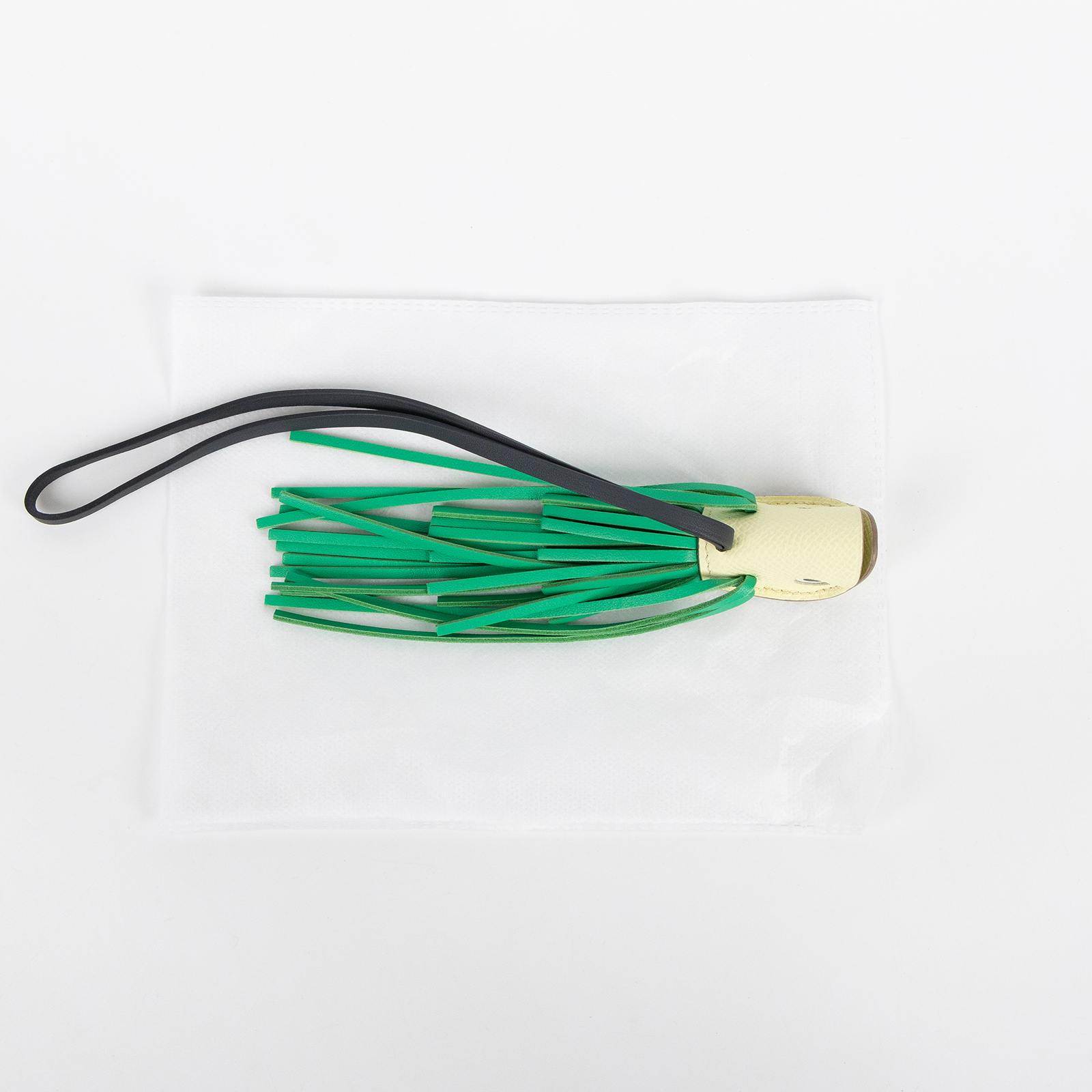 愛馬仕 Hermes Poisson 吊飾 米爾頓黃 仙人掌綠 H085002CAAF K刻 米黃綠魚頭吊飾 無附屬品