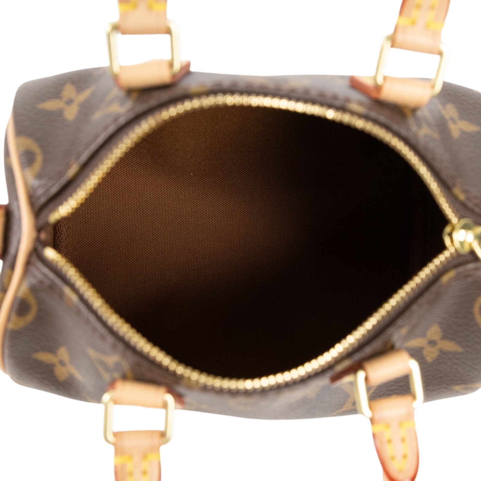 路易威登 LOUIS VUITTON Nano Speedy 經典帆布 手提 斜背 波士頓包 M61252  原廠盒子/防塵袋/購買證明影本