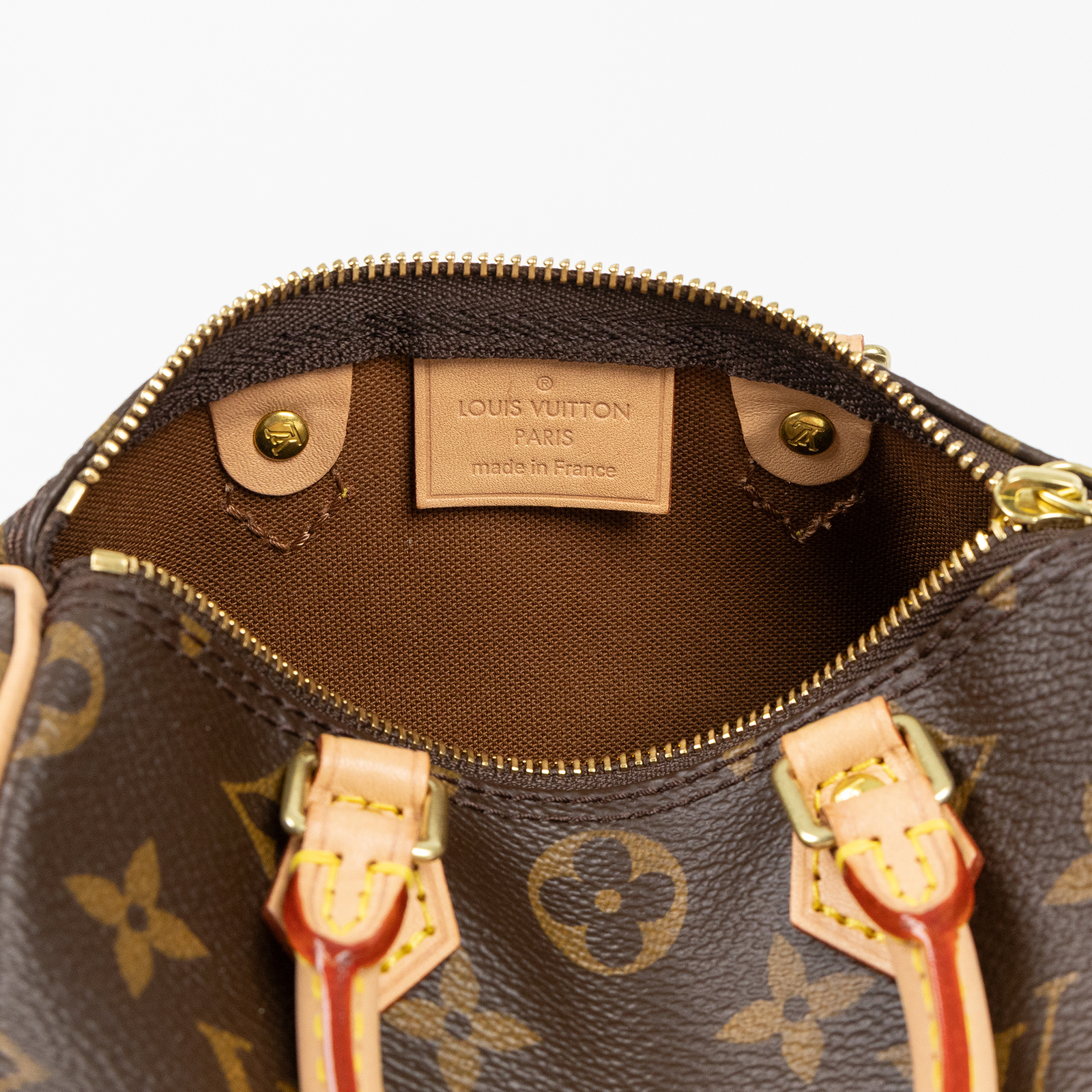 路易威登 LOUIS VUITTON Nano Speedy 經典帆布 手提 斜背 波士頓包 M61252  原廠盒子/防塵袋/購買證明影本