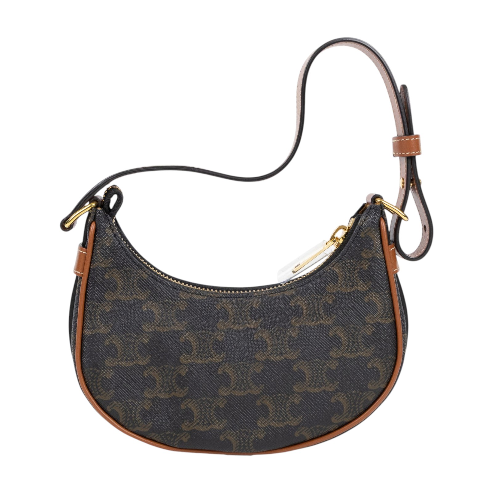 思琳 CELINE 平滑小牛皮 Ava 迷你型 肩背 手提包 10I602DS1 黑原花MINI AVA 原廠盒子/防塵袋