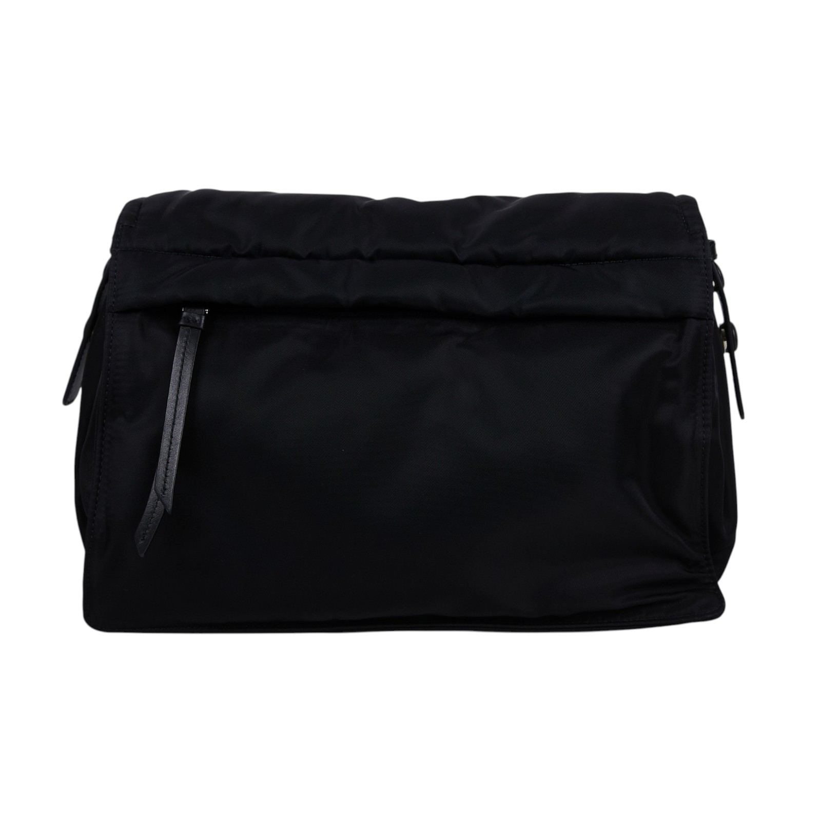 普拉達 PRADA Re-Nylon 夾棉 肩背袋 中型  1BD255_RDLN 黑尼龍Traveller郵差包 無附屬品