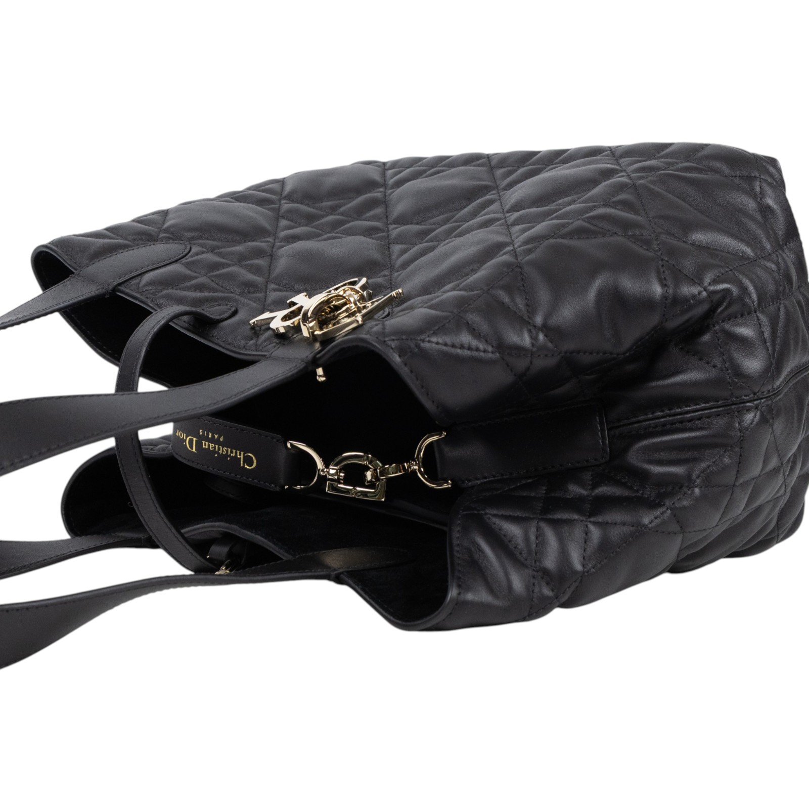 迪奧 CHRISTIAN DIOR Dior Toujours 中型 手提袋 小牛皮 M2821OSHJ 黑Toujours 中型手提包 防塵袋/購買證明