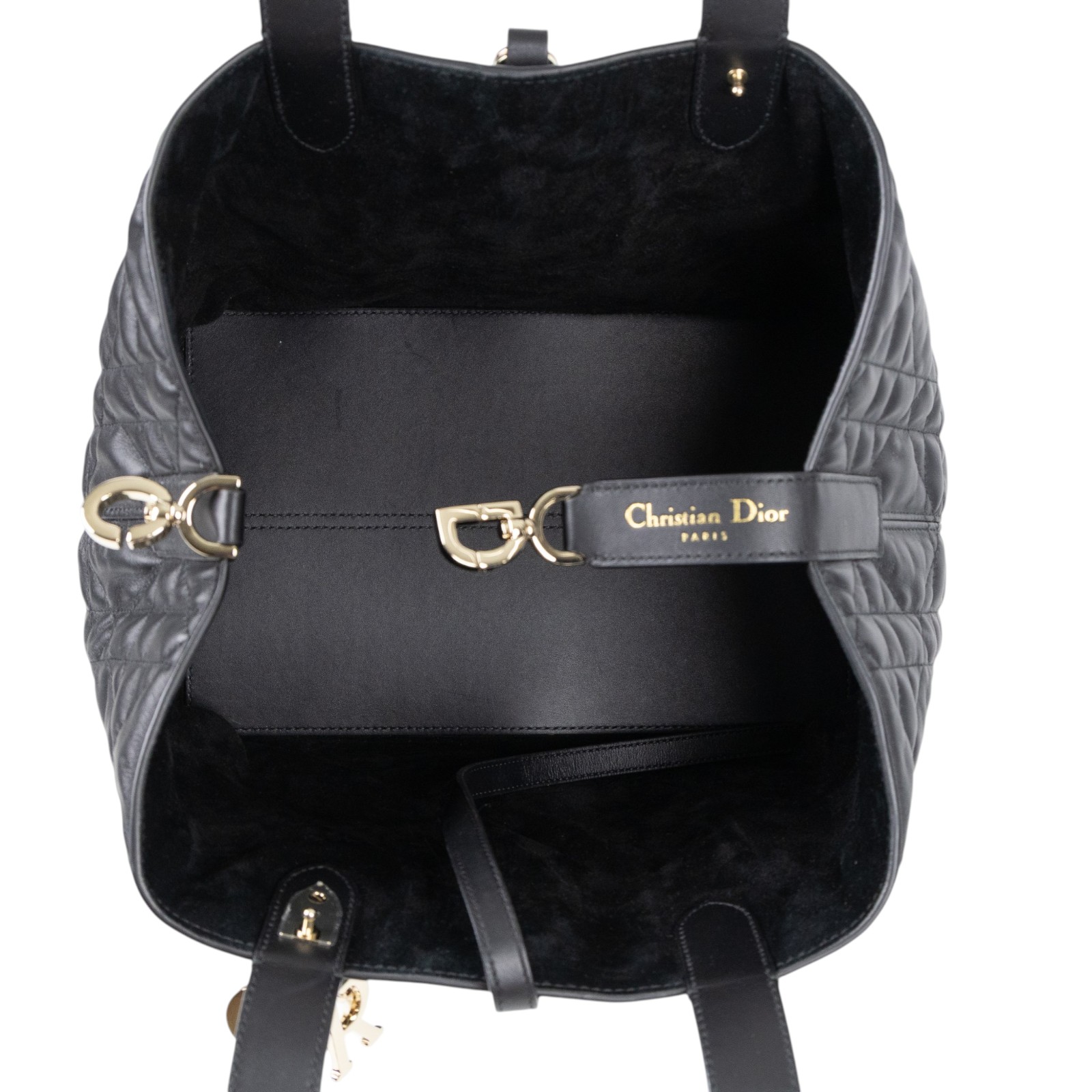 迪奧 CHRISTIAN DIOR Dior Toujours 中型 手提袋 小牛皮 M2821OSHJ 黑Toujours 中型手提包 防塵袋/購買證明