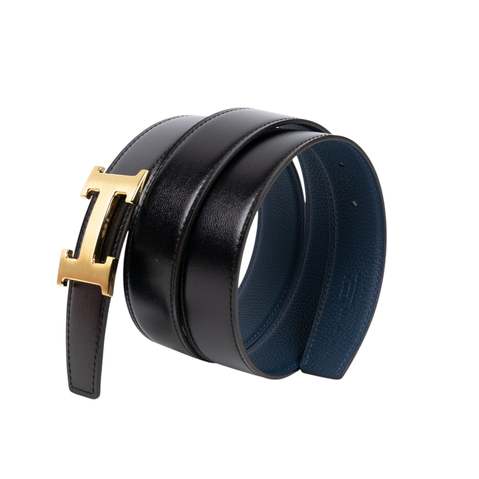 愛馬仕 Hermes H 皮帶扣 32 mm 雙面皮革腰帶 H064544CM2MpH073967CAAD090 /W FM 230  原廠盒子/防塵袋/購買證明