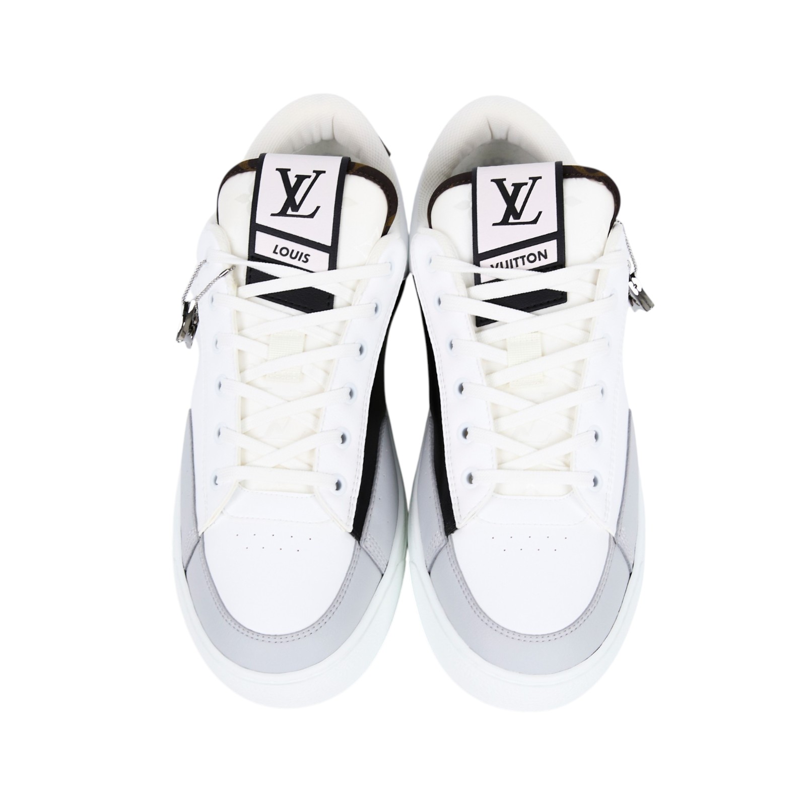 路易威登 LOUIS VUITTON Charlie 運動鞋 球鞋 1A9JN8 白灰Charlie 運動鞋 #8.5 原廠盒子/防塵袋