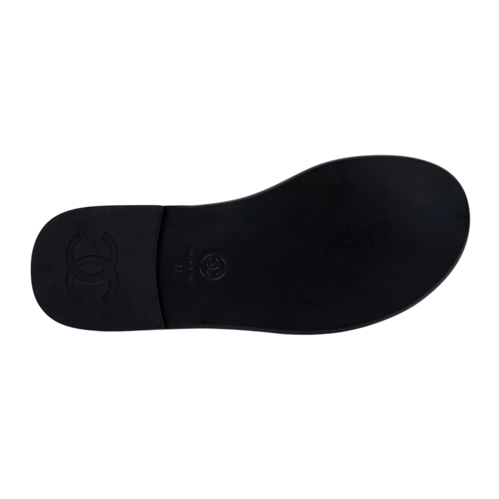 香奈兒 CHANEL CC LOGO 漆皮 拖鞋 涼鞋 G32808_37 黑漆皮拖鞋#37 原廠盒子/防塵袋