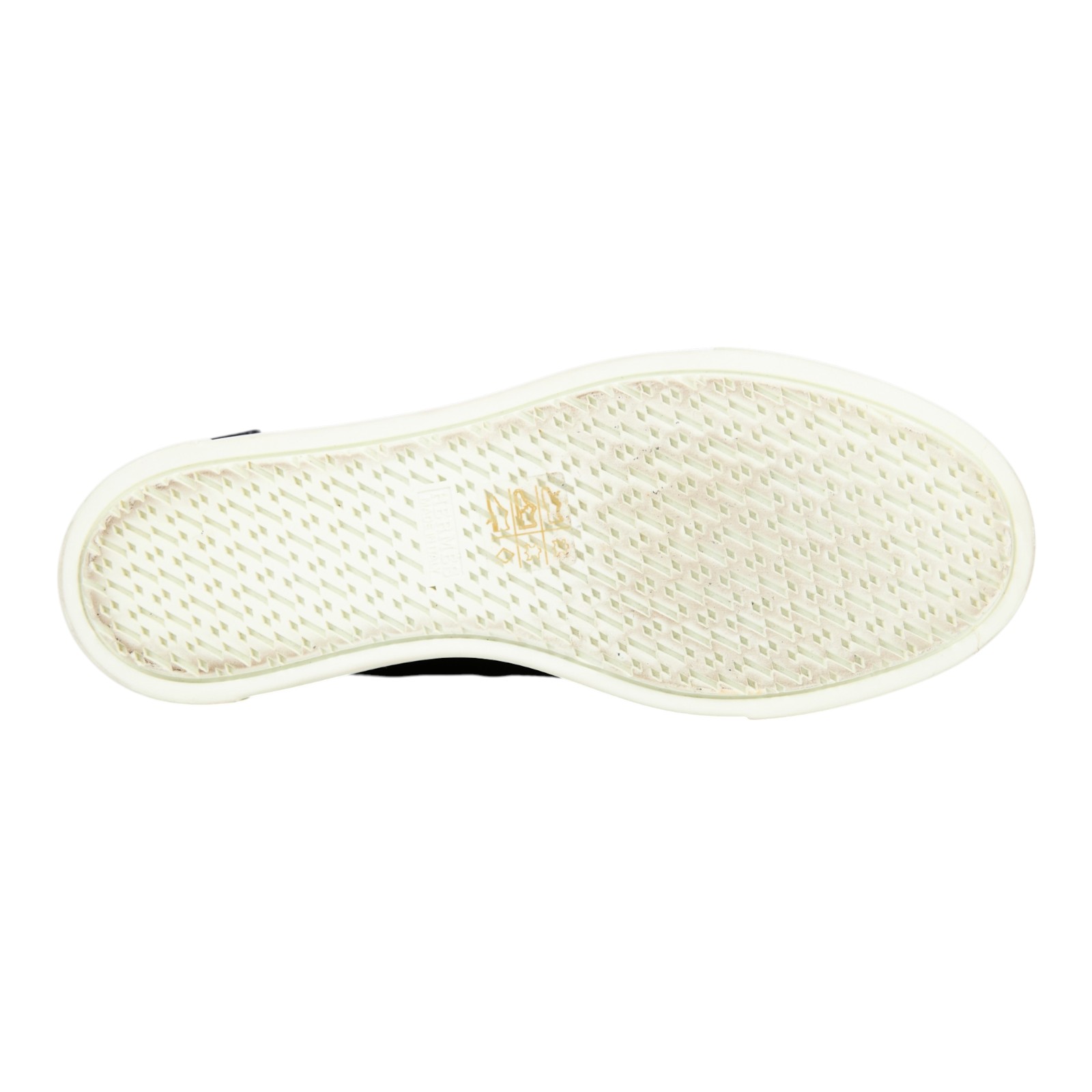 愛馬仕 Hermes Polo 皮革運動鞋 H172144Z_365 172144Z 黑皮革板鞋#36.5 原廠盒子/防塵袋