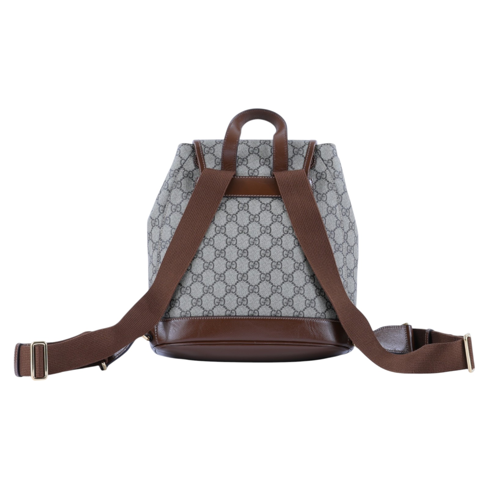 古馳 GUCCI Interlocking G 後背包 674147 92THG 棕GG紋後背包 防塵袋