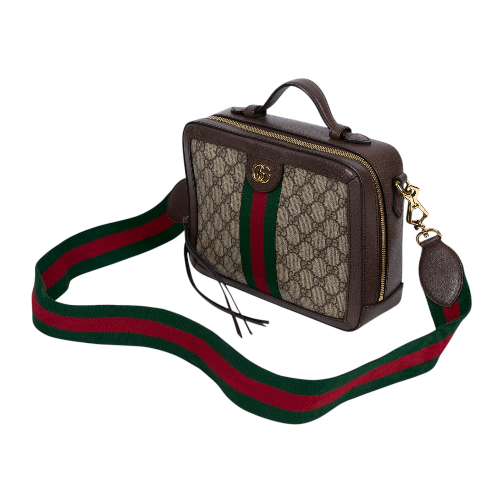 古馳 GUCCI Ophidia GG 小型 肩背包 550622 K05NG 棕OPHIDIA化妝箱 大 防塵袋/背帶