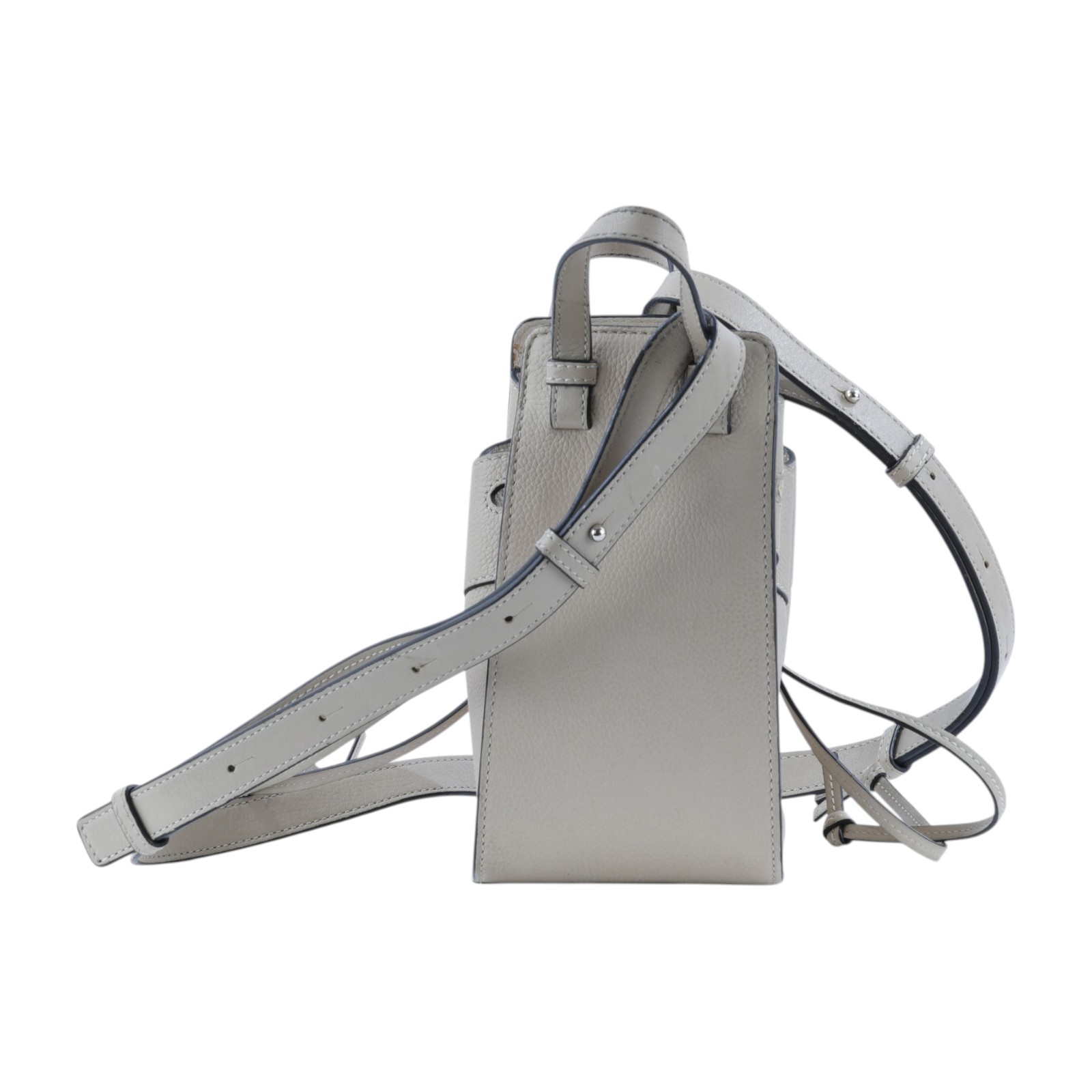 羅意威 LOEWE Mini Hammock drawstring 迷你 小牛皮 肩背 吊床包 A538V07X15 沙色hammock MINI 背帶