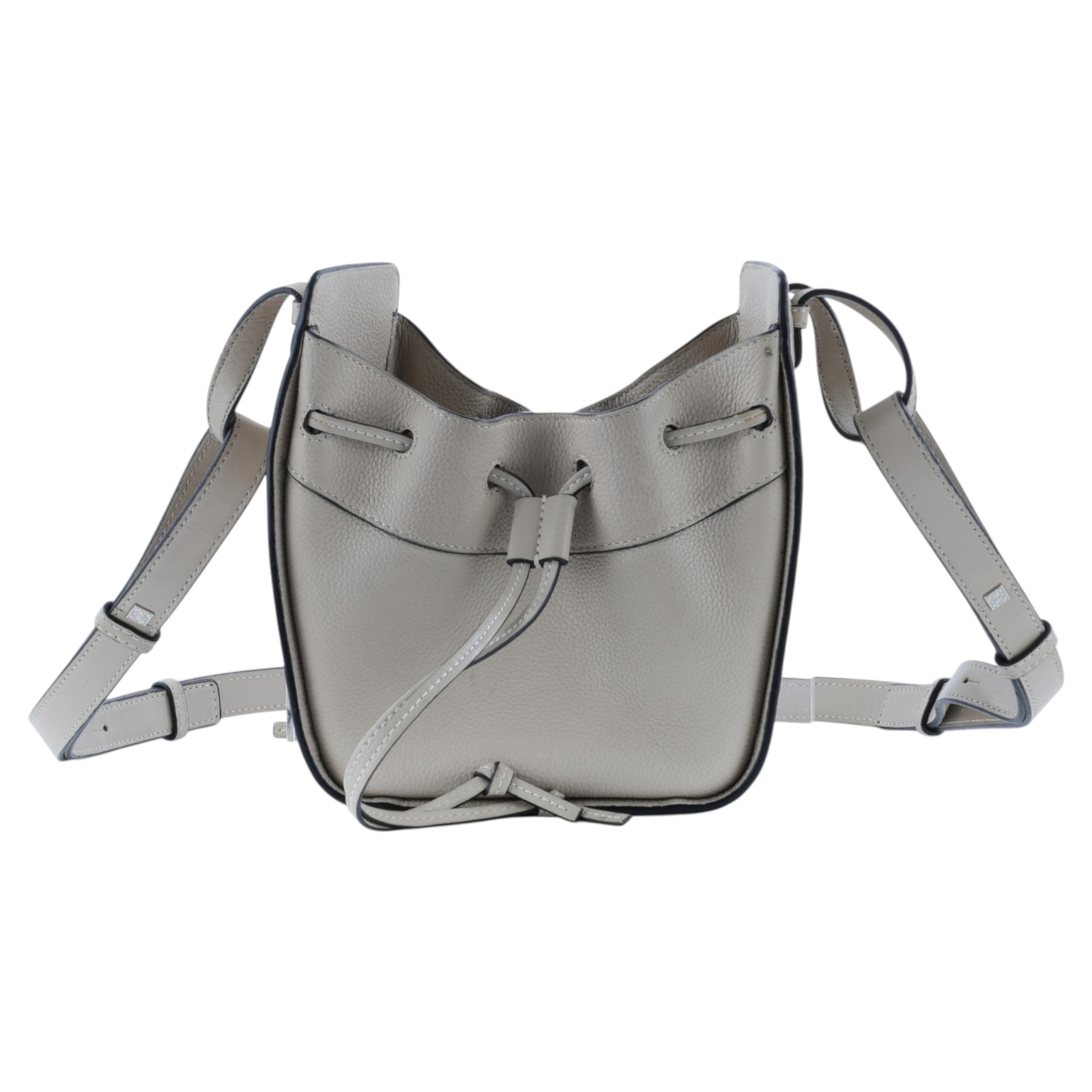 羅意威 LOEWE Mini Hammock drawstring 迷你 小牛皮 肩背 吊床包 A538V07X15 沙色hammock MINI 背帶