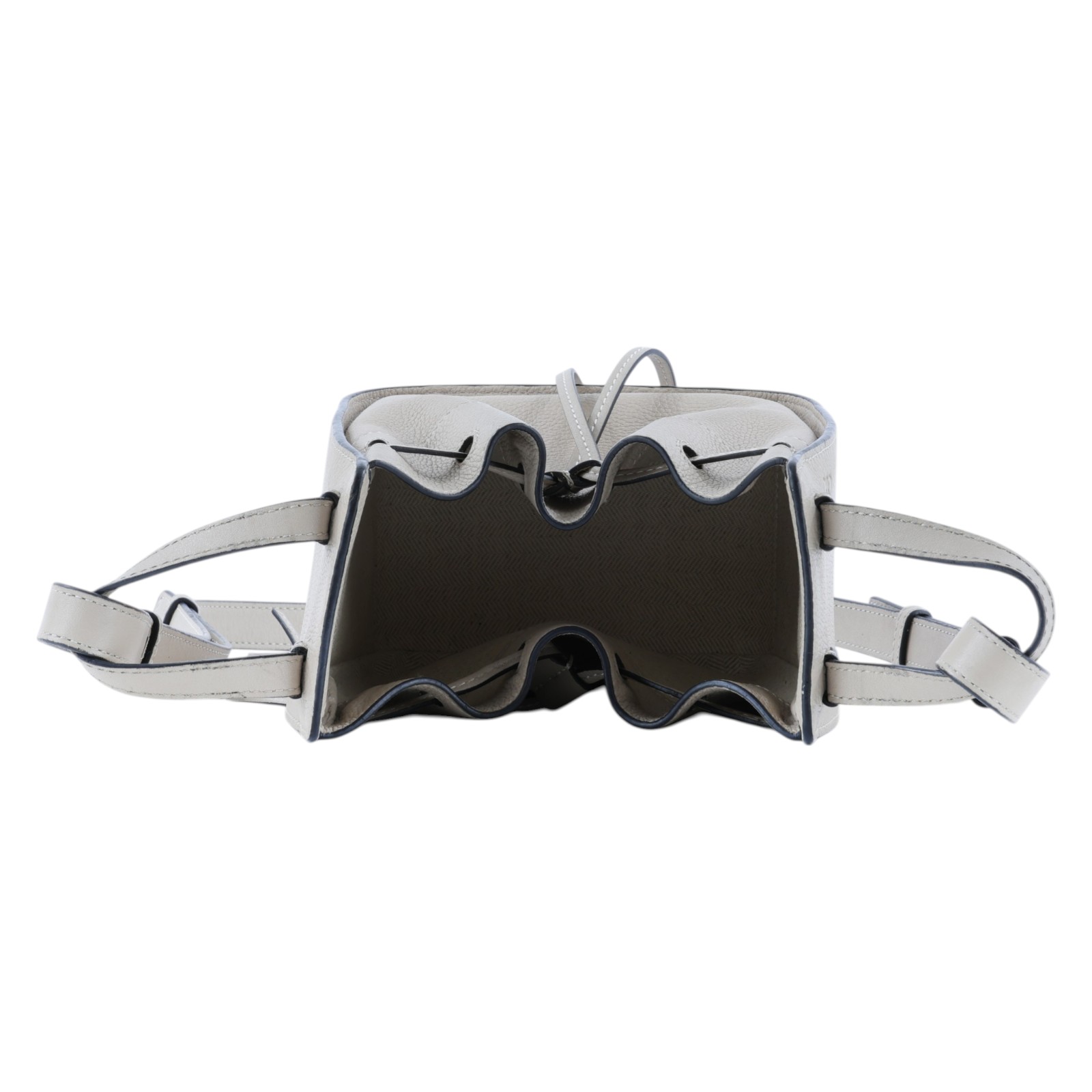 羅意威 LOEWE Mini Hammock drawstring 迷你 小牛皮 肩背 吊床包 A538V07X15 沙色hammock MINI 背帶