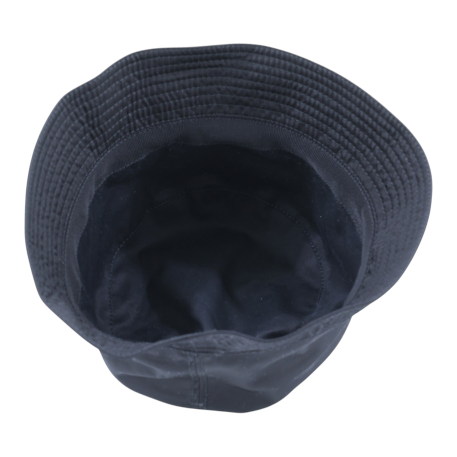 普拉達 PRADA Re-Nylon 漁夫帽 1HC137_2DMI_M 黑鐵牌漁夫帽#M 防塵袋