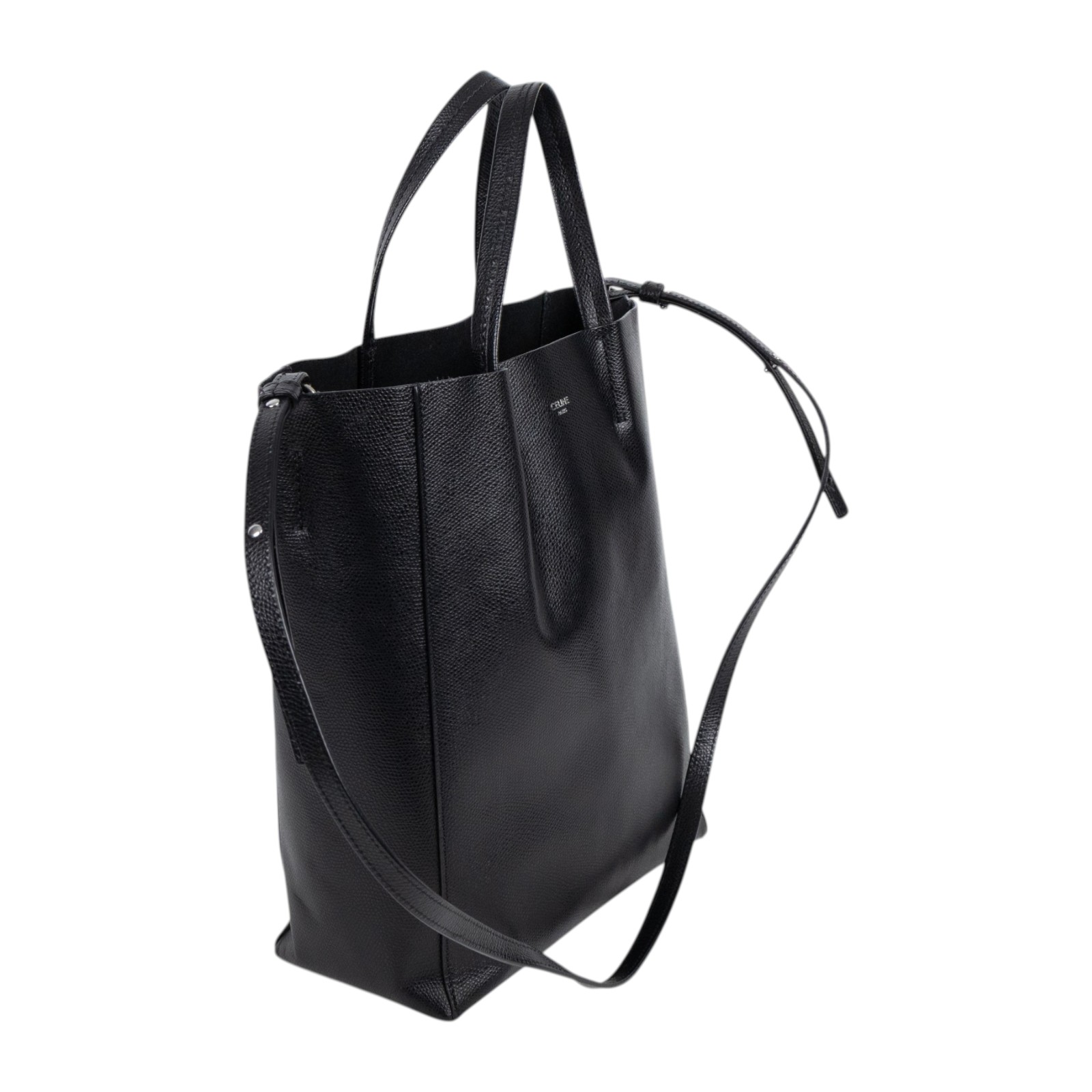 思琳 CELINE Vertical Cabas 兩用包 手提包 托特包 肩背包 176183XBA 黑CABAS手提包2WAY 防塵袋