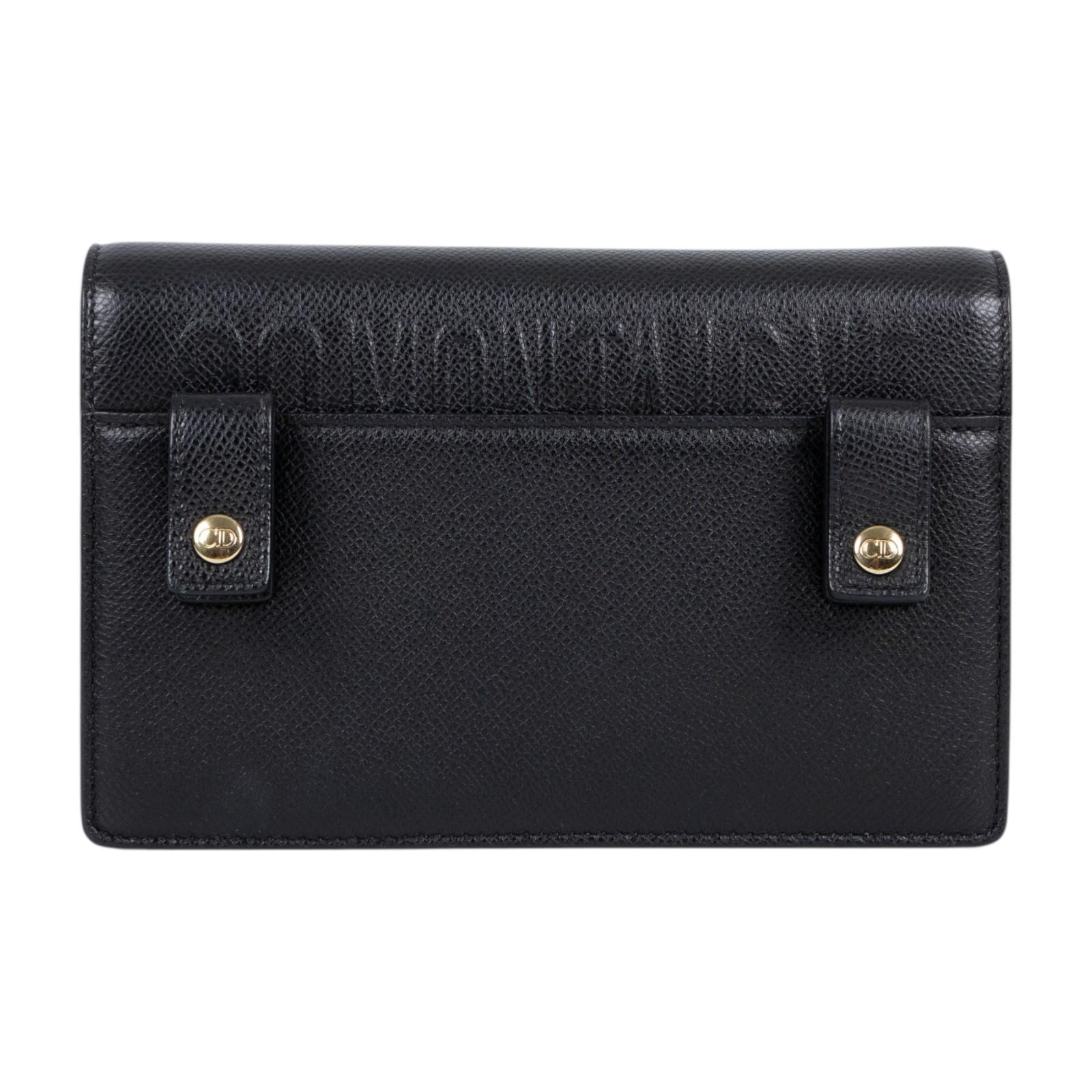 迪奧 CHRISTIAN DIOR 30 Montaigne 二合一 手拿包 S2086OBAE 黑銀二合一WOC 防塵袋/背帶