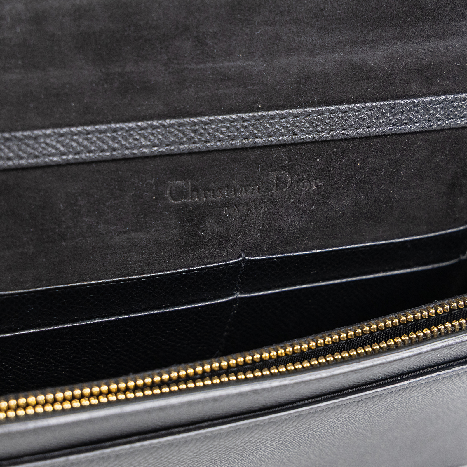 迪奧 CHRISTIAN DIOR 30 Montaigne 二合一 手拿包 S2086OBAE 黑銀二合一WOC 防塵袋/背帶