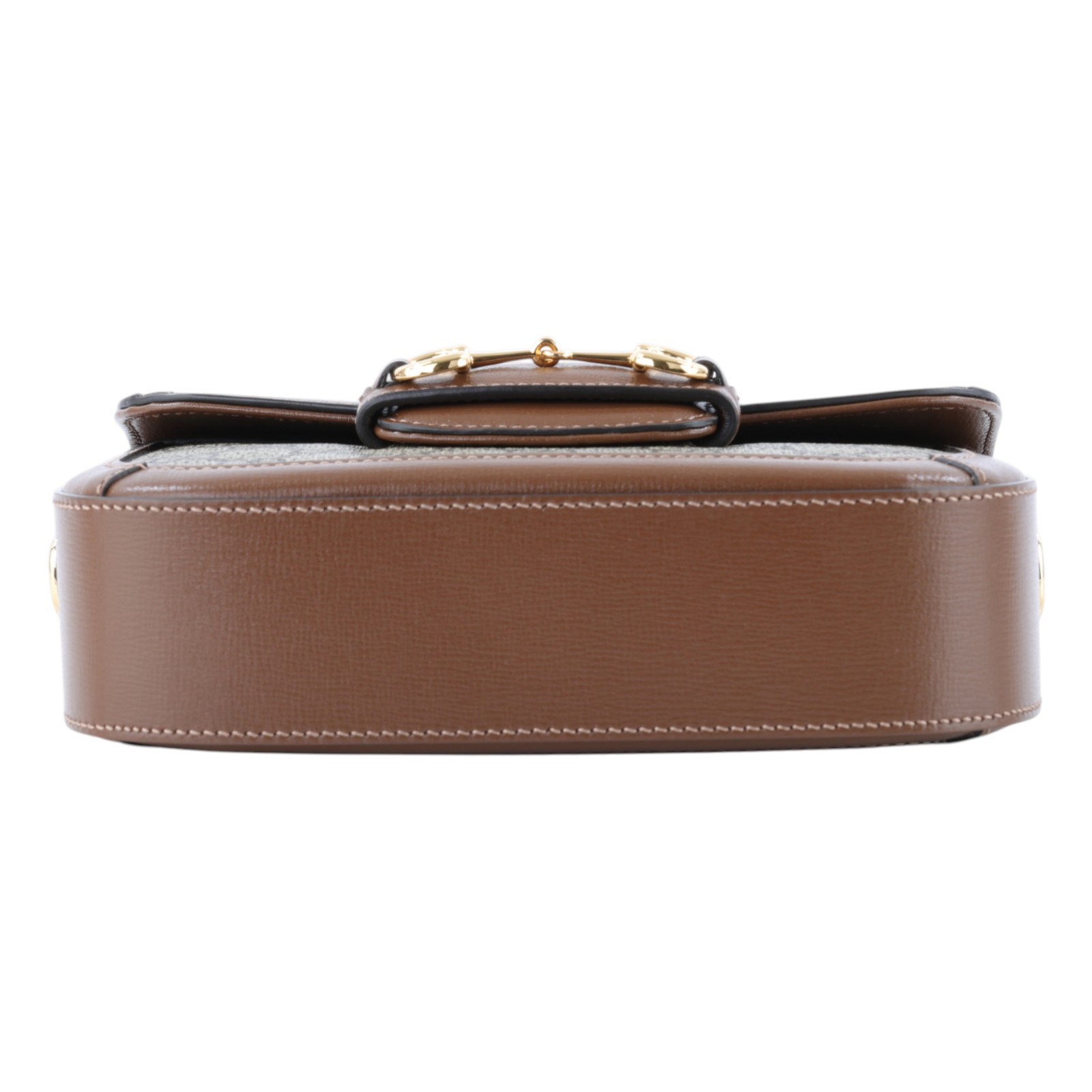 古馳 GUCCI Horsebit 1955 迷你 馬鞍包 658574 HUHHG 焦糖1955 MINI 原廠盒子/防塵袋/背帶2