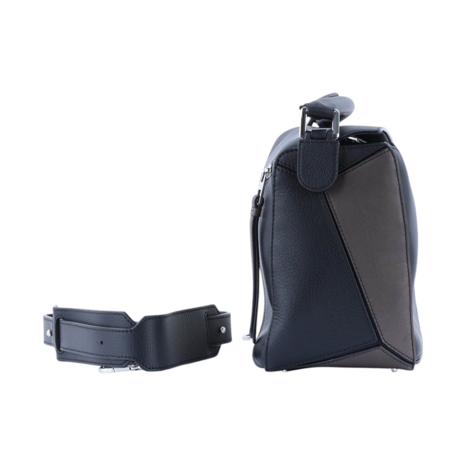 羅意威 LOEWE Medium Puzzle bag 中型 手提 斜背 肩背包  黑白拚咖PUZZLE MEDIUM 防塵袋