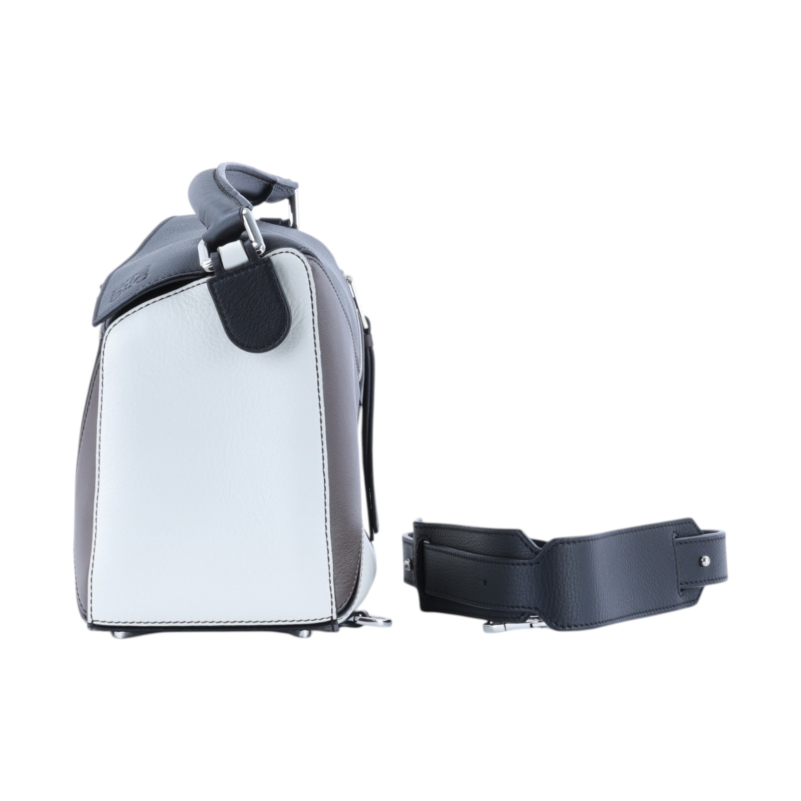 羅意威 LOEWE Medium Puzzle bag 中型 手提 斜背 肩背包  黑白拚咖PUZZLE MEDIUM 防塵袋