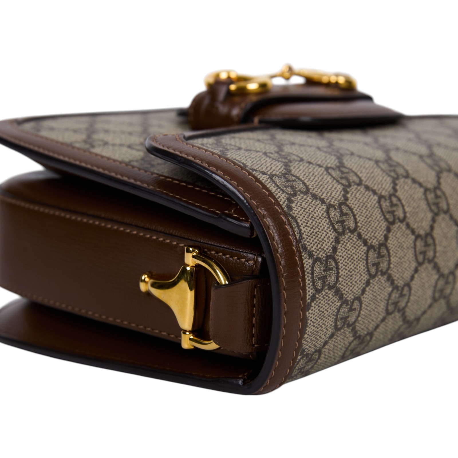 古馳 GUCCI 1955 馬銜扣 肩揹袋 602204 92TCG 棕GG紋1955馬鞍包 無附屬品