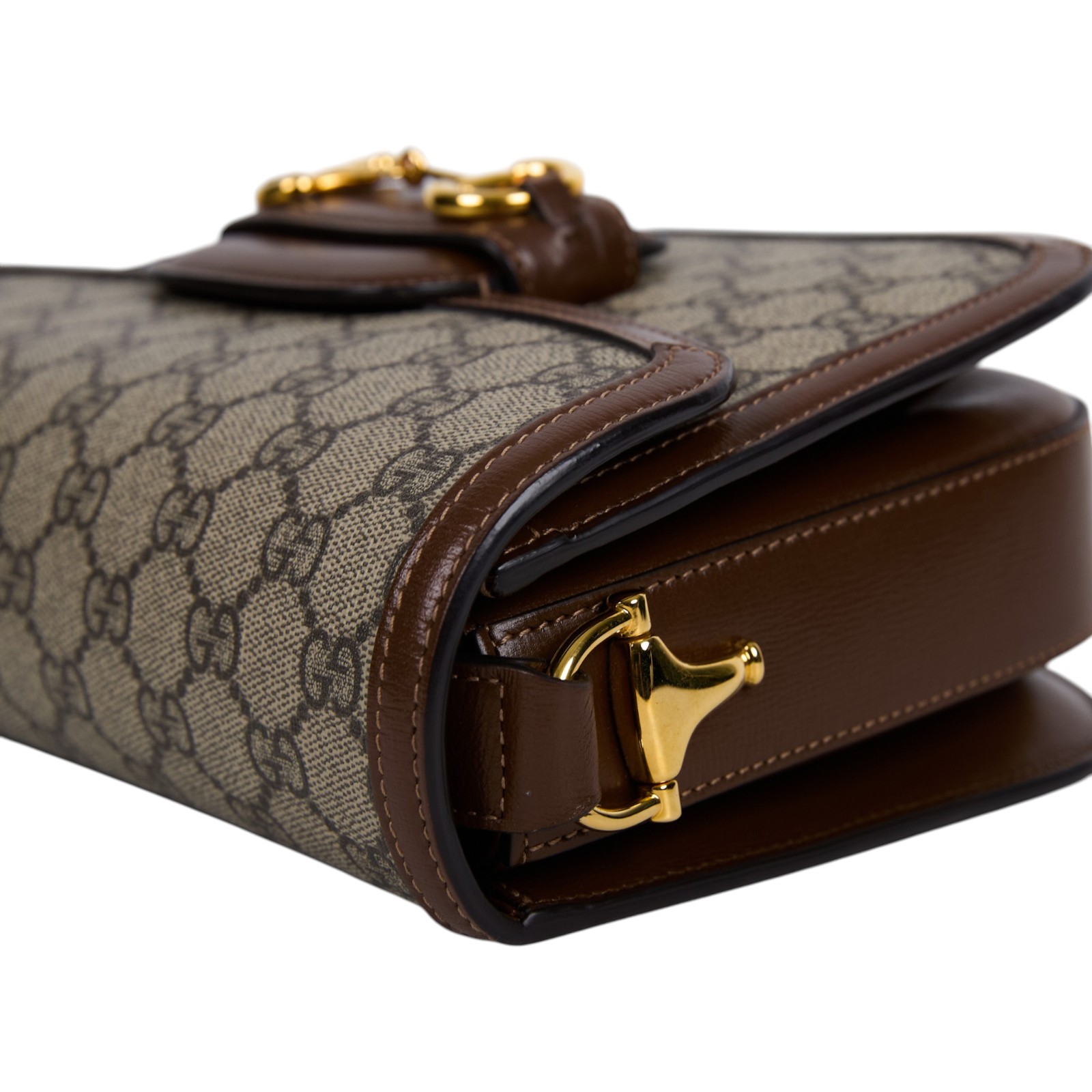 古馳 GUCCI 1955 馬銜扣 肩揹袋 602204 92TCG 棕GG紋1955馬鞍包 無附屬品