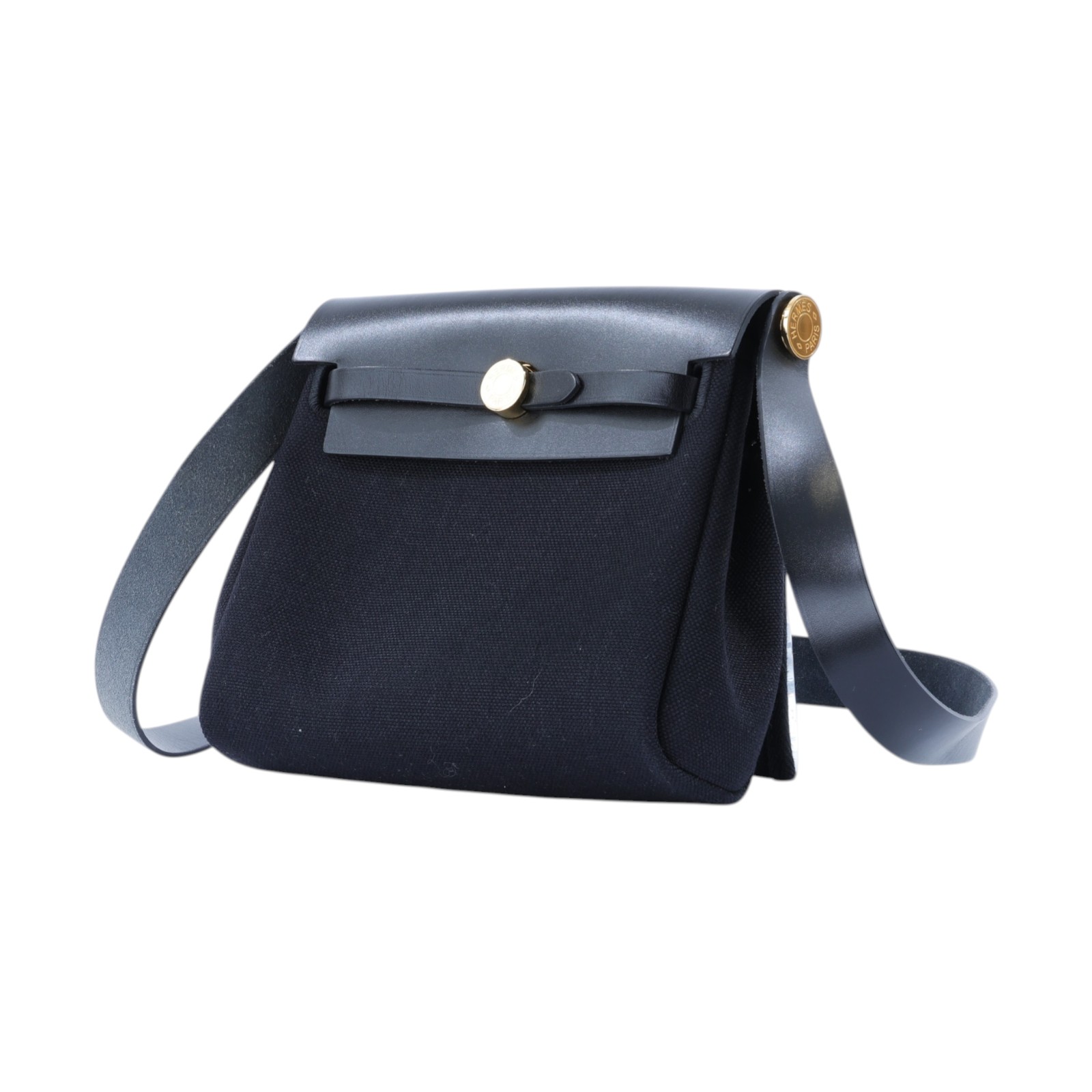 愛馬仕 Hermes Herbag Zip 20 金色五金 黑色 H086430CCAA /W TS 012 AU W刻 黑金HERBAG20 原廠盒子/防塵袋