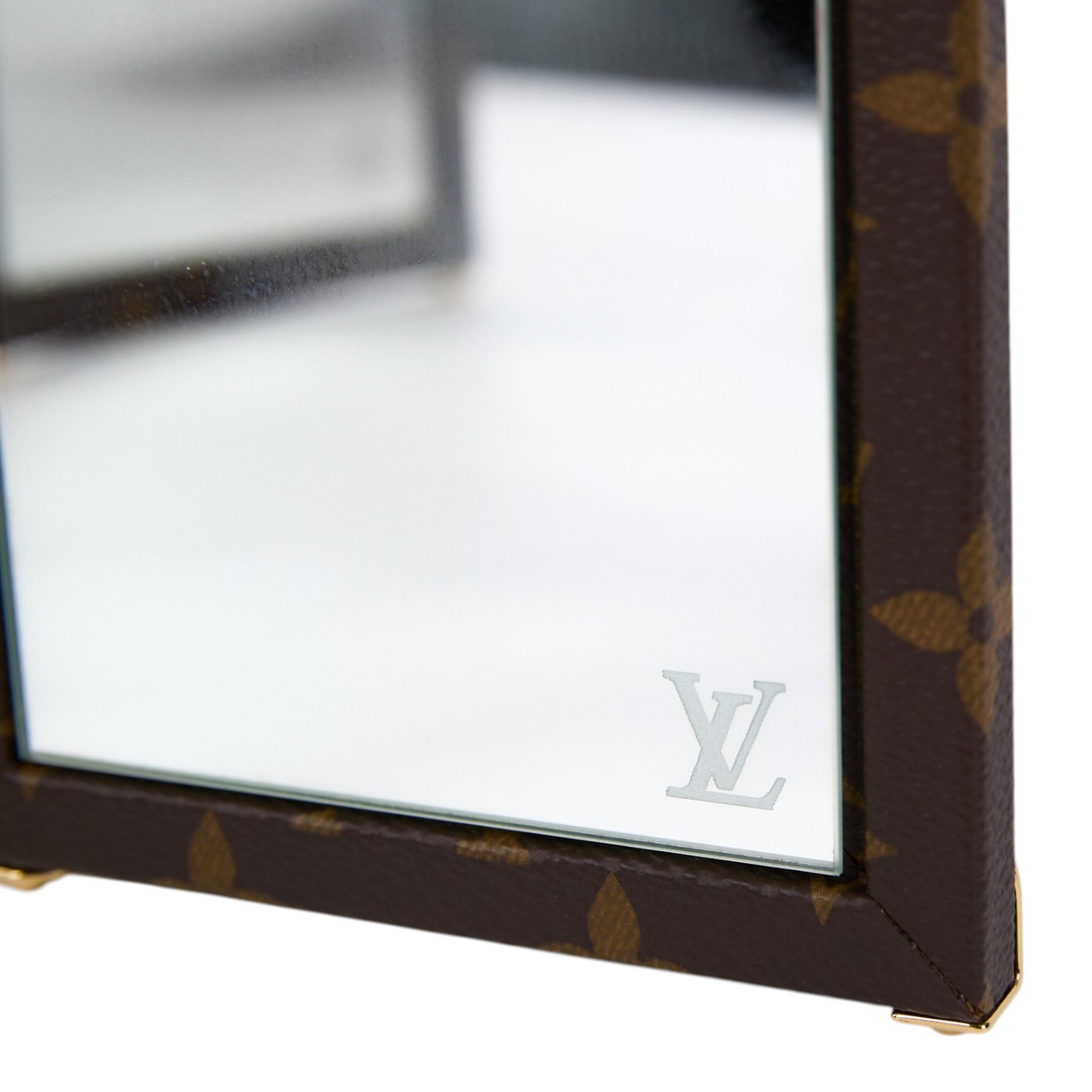 路易威登 LOUIS VUITTON Home 老花 行李箱鏡子 GI0554 原花三折鏡 原廠盒子