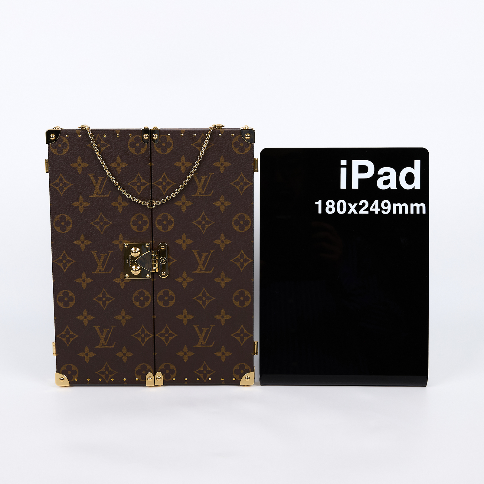 路易威登 LOUIS VUITTON Home 老花 行李箱鏡子 GI0554 原花三折鏡 原廠盒子