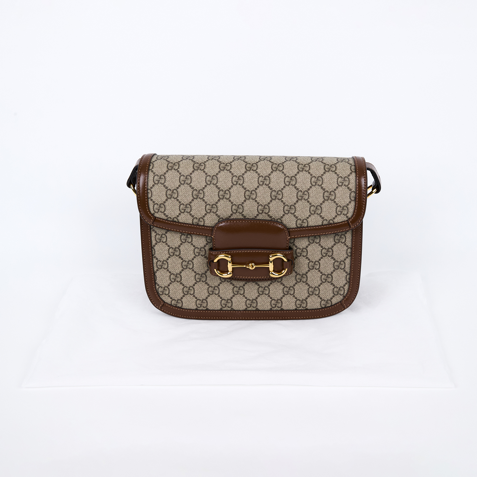 古馳 GUCCI 1955 馬銜扣 肩揹袋 602204 92TCG 棕1955馬銜包 無附屬品
