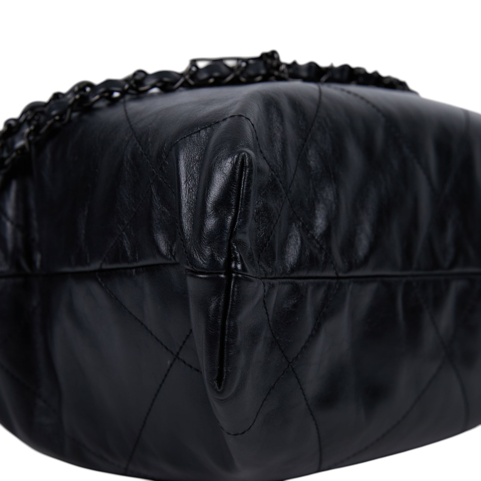 香奈兒 CHANEL 22 小型 束口包 AS3260 晶片款 SO BLACK 22BAG 小號 防塵袋/內袋