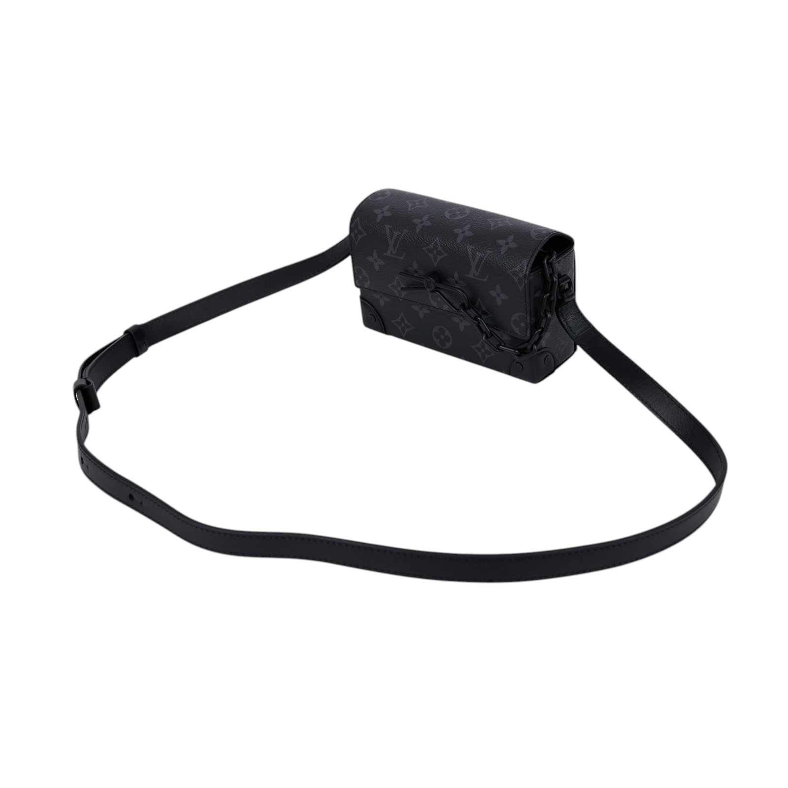 路易威登 LOUIS VUITTON Steamer 隨身錢包 肩背 M81783 晶片款 黑原花STEAMER 原廠盒子/防塵袋/購買證明