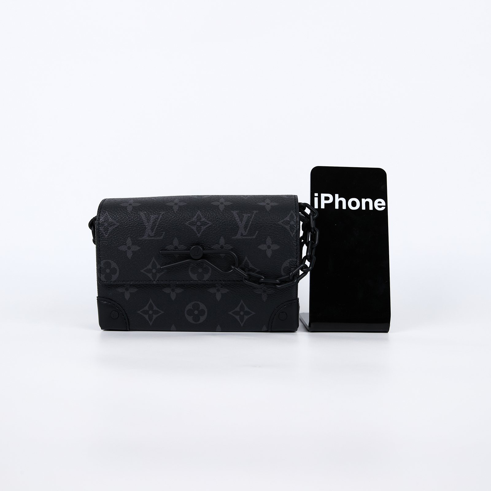 路易威登 LOUIS VUITTON Steamer 隨身錢包 肩背 M81783 晶片款 黑原花STEAMER 原廠盒子/防塵袋/購買證明