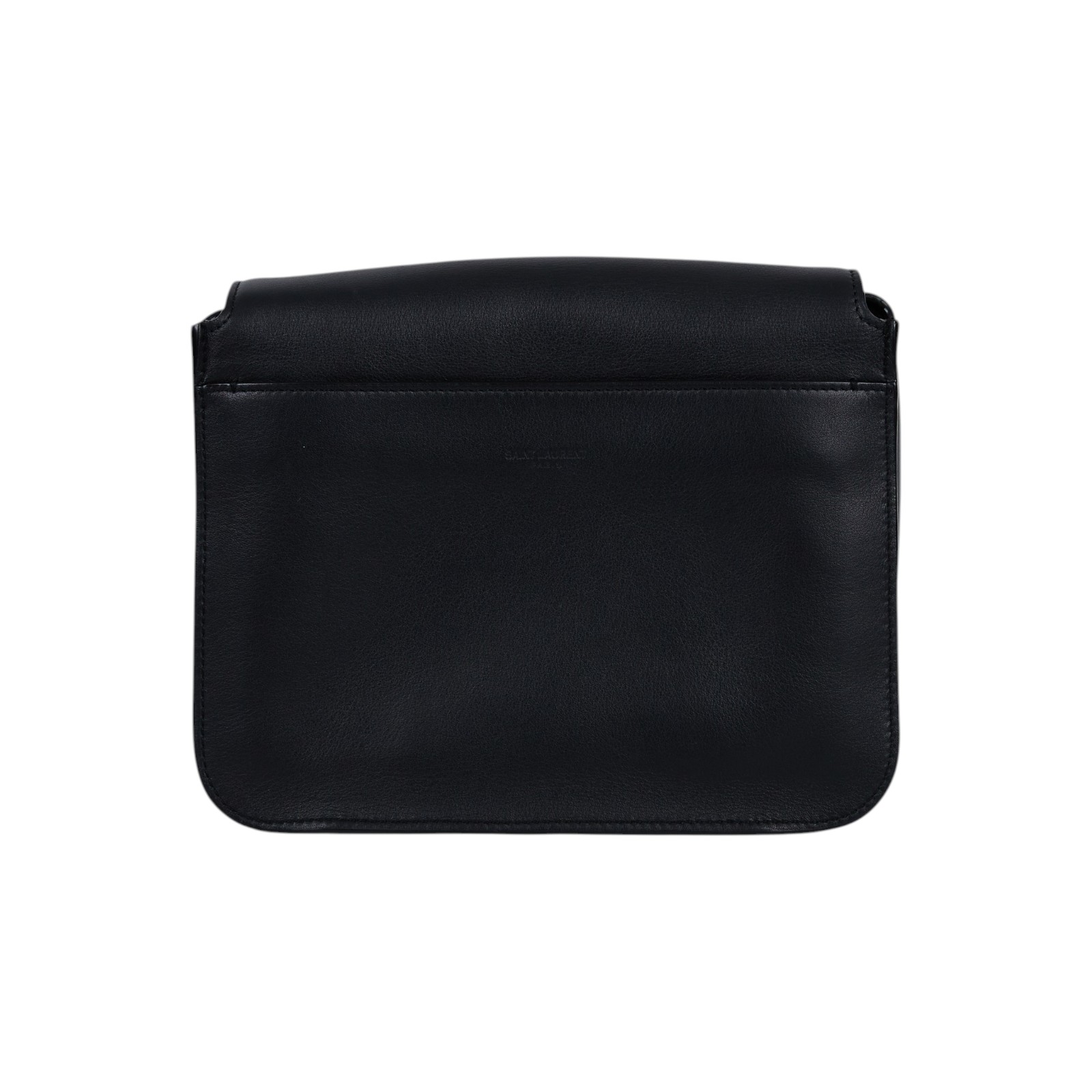 聖羅蘭 YSL SAINT LAURENT Niki satchel 皮革 肩背包 718556AAD39 黑NIKI SATCHEL斜背 原廠盒子/防塵袋