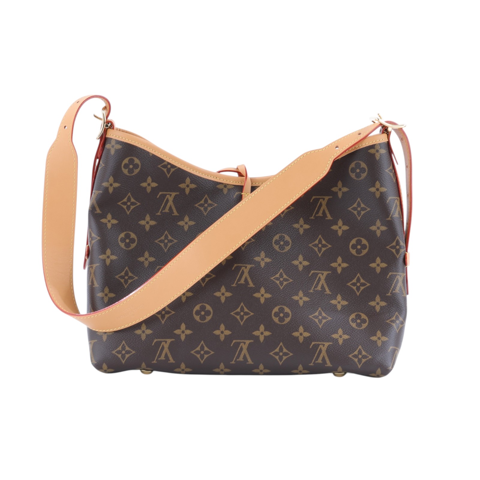 路易威登 LOUIS VUITTON CarryAll PM 原花 肩背包 M46203 晶片款 原花CARRYALL PM 原廠盒子/防塵袋/內袋