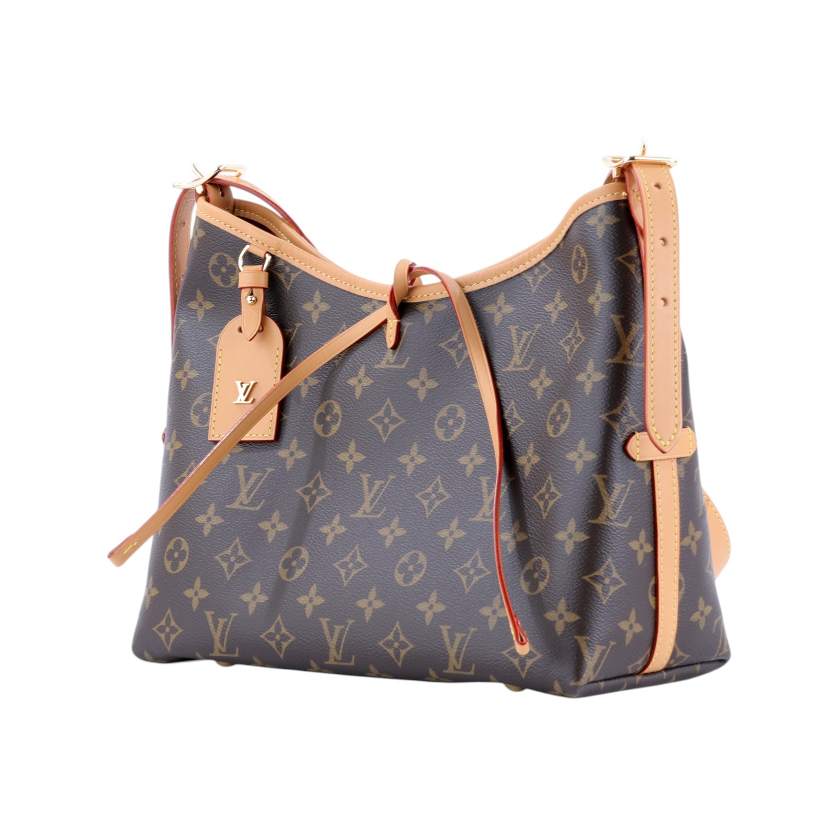 路易威登 LOUIS VUITTON CarryAll PM 原花 肩背包 M46203 晶片款 原花CARRYALL PM 原廠盒子/防塵袋/內袋