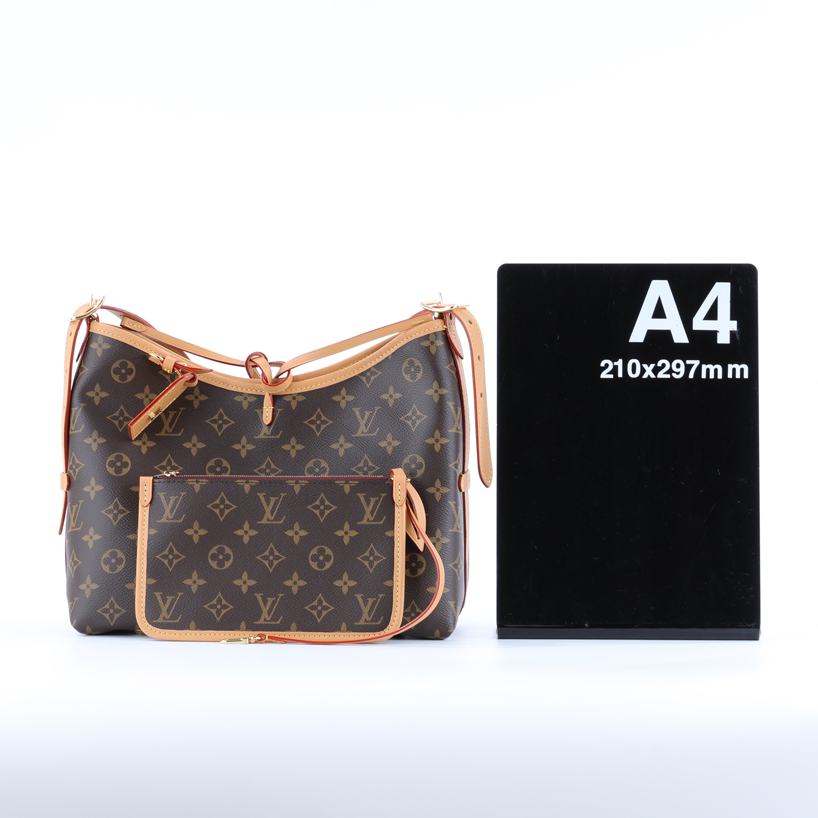 路易威登 LOUIS VUITTON CarryAll PM 原花 肩背包 M46203 晶片款 原花CARRYALL PM 原廠盒子/防塵袋/內袋