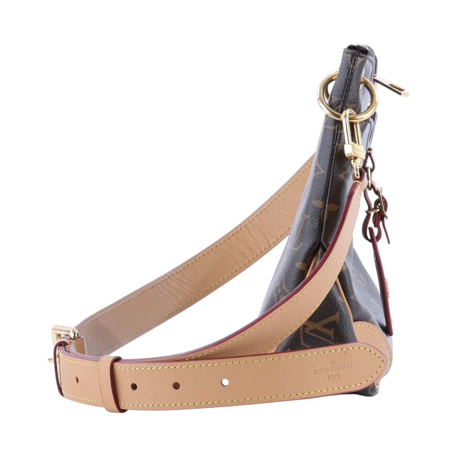 路易威登 LOUIS VUITTON Odéon PM 經典原花 天然色皮革 拉鍊 肩背 斜背包 M45354 晶片款  原廠盒子/防塵袋/購買證明/吊牌