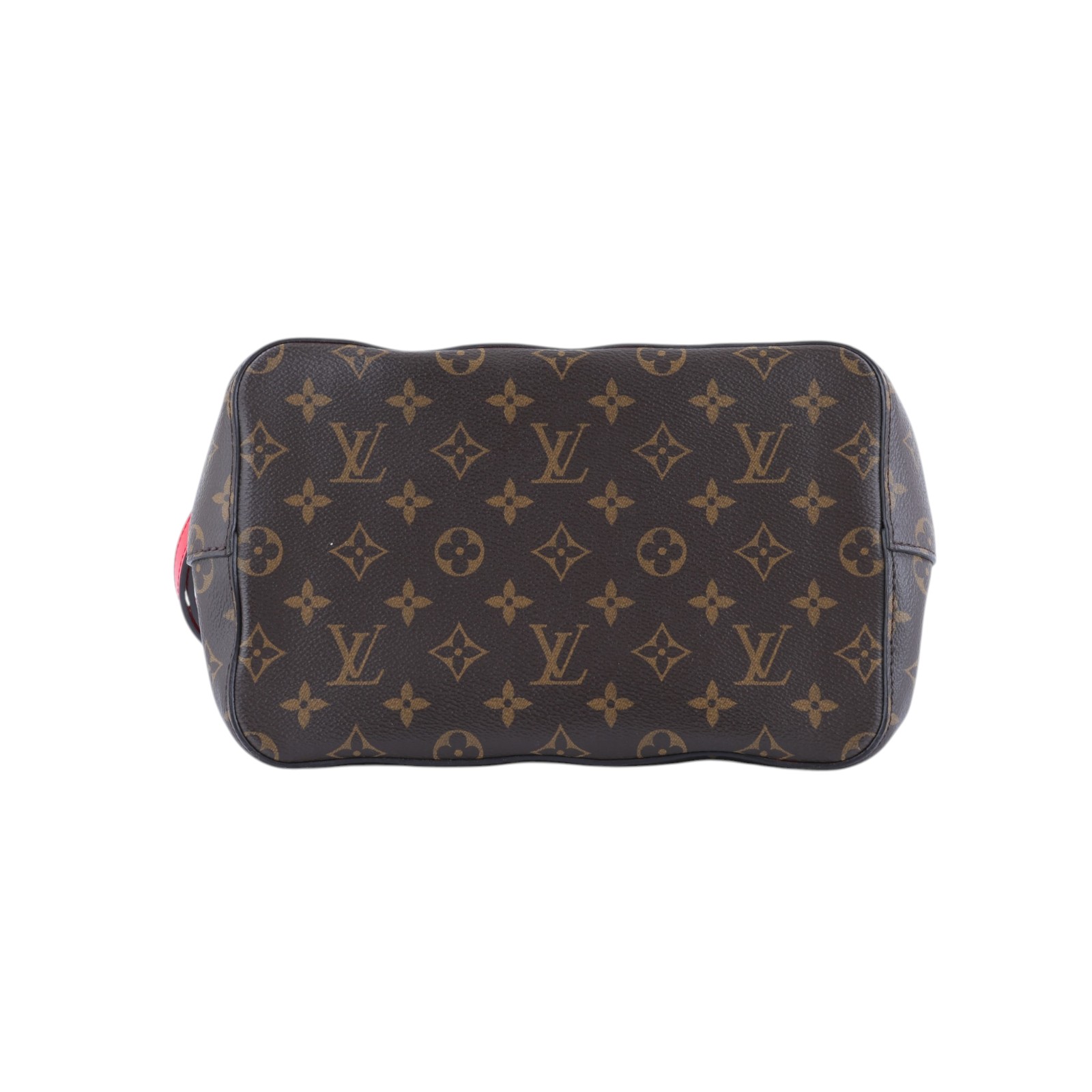 路易威登 LOUIS VUITTON NéoNoé MM 經典帆布 肩背 水桶包 紅色 M44021 原花紅NEONOE水桶包 背帶