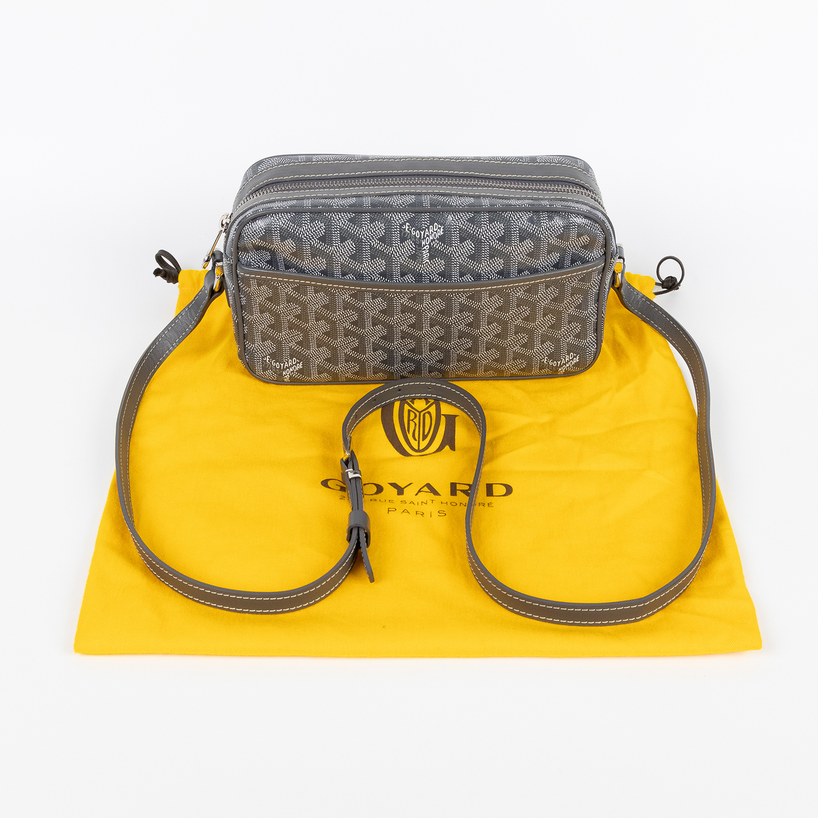 高雅德 GOYARD Cap-Vert PM Bag 肩背 斜背包 CAPVE2PMLTY 灰CAP-VERT PM 防塵袋