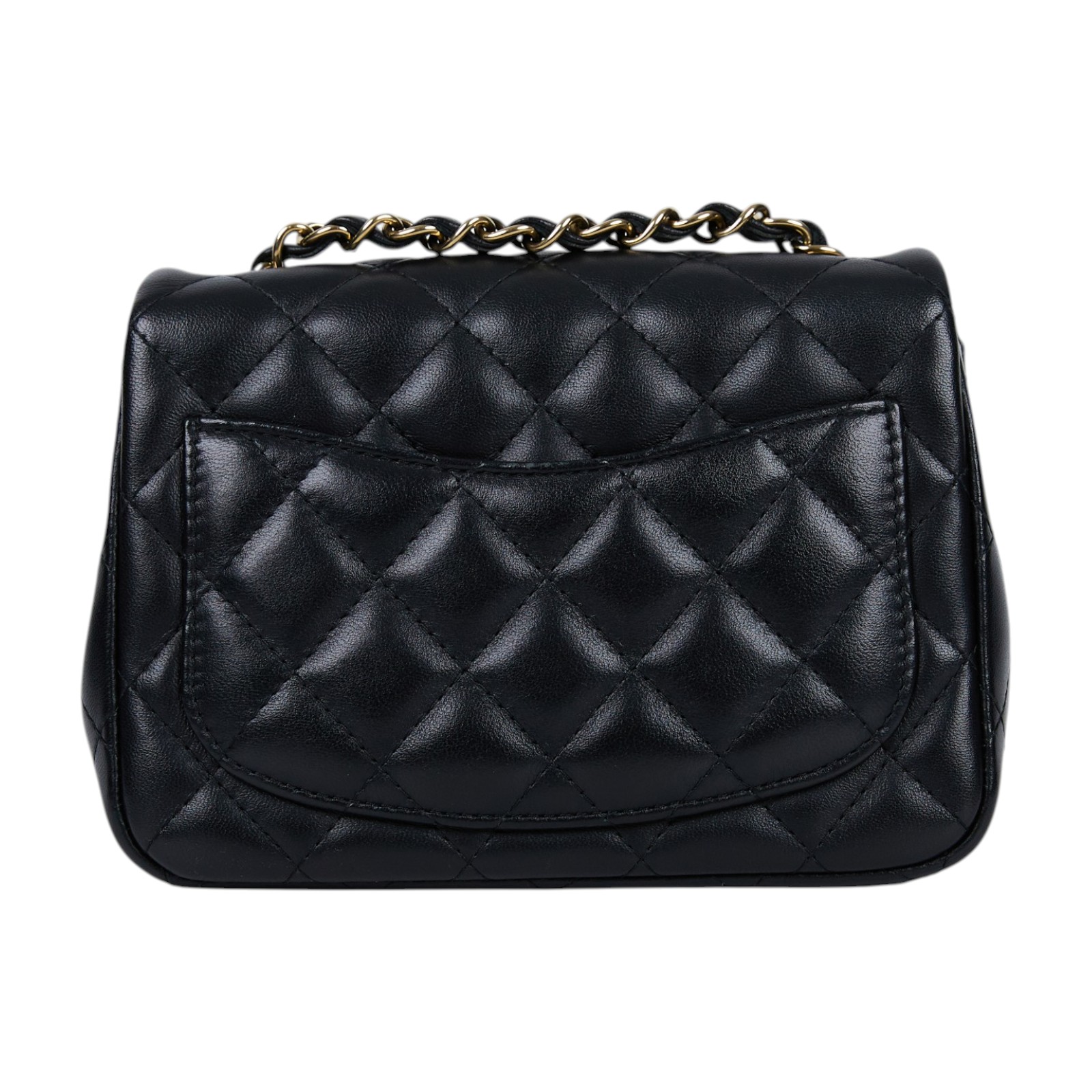 香奈兒 CHANEL CF 方形 迷你 口蓋包 A35200 晶片款 黑金COCO17 原廠盒子/防塵袋