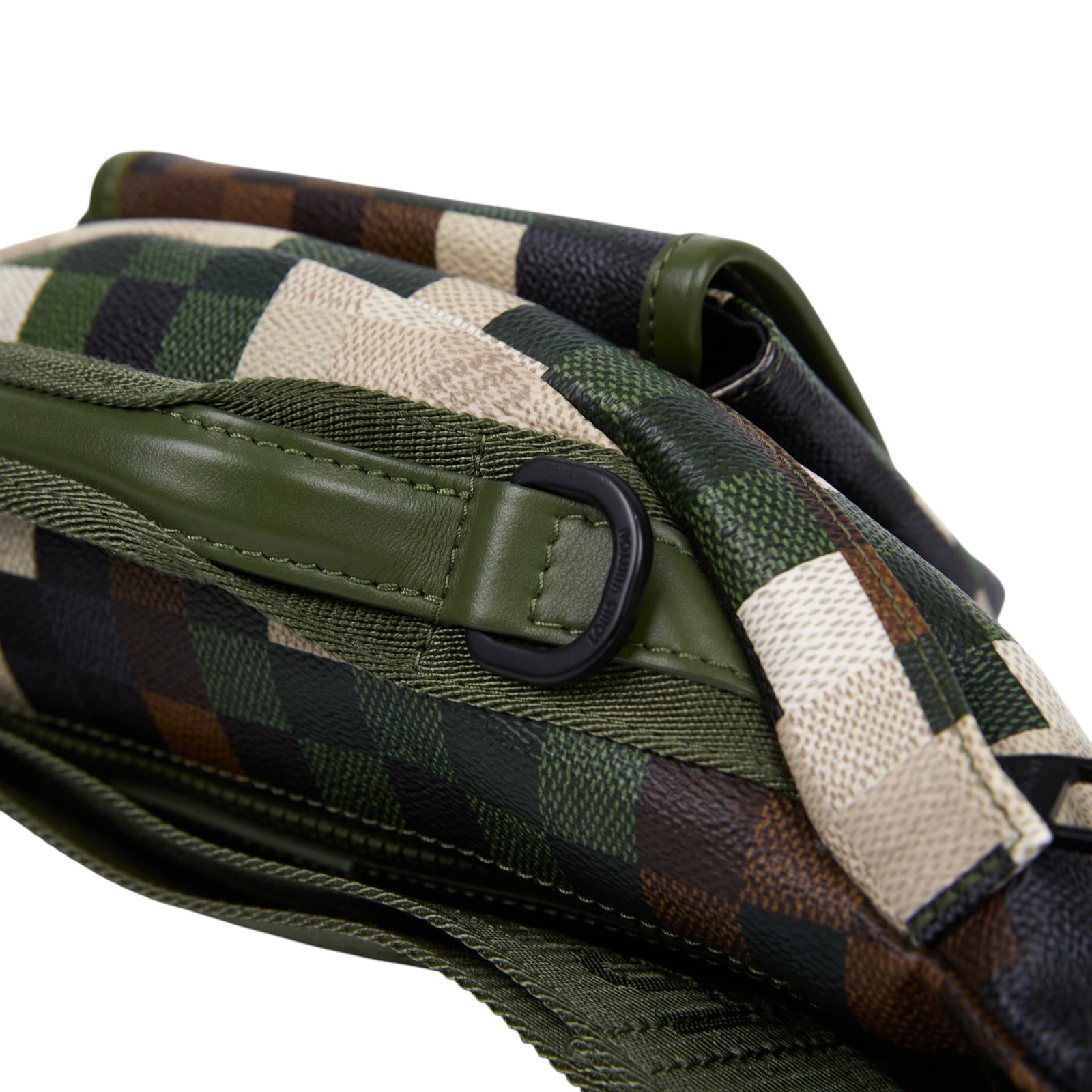 路易威登 LOUIS VUITTON Motion 腰包 斜背包 肩背包 M24446 綠棋盤格腰包 原廠盒子/防塵袋