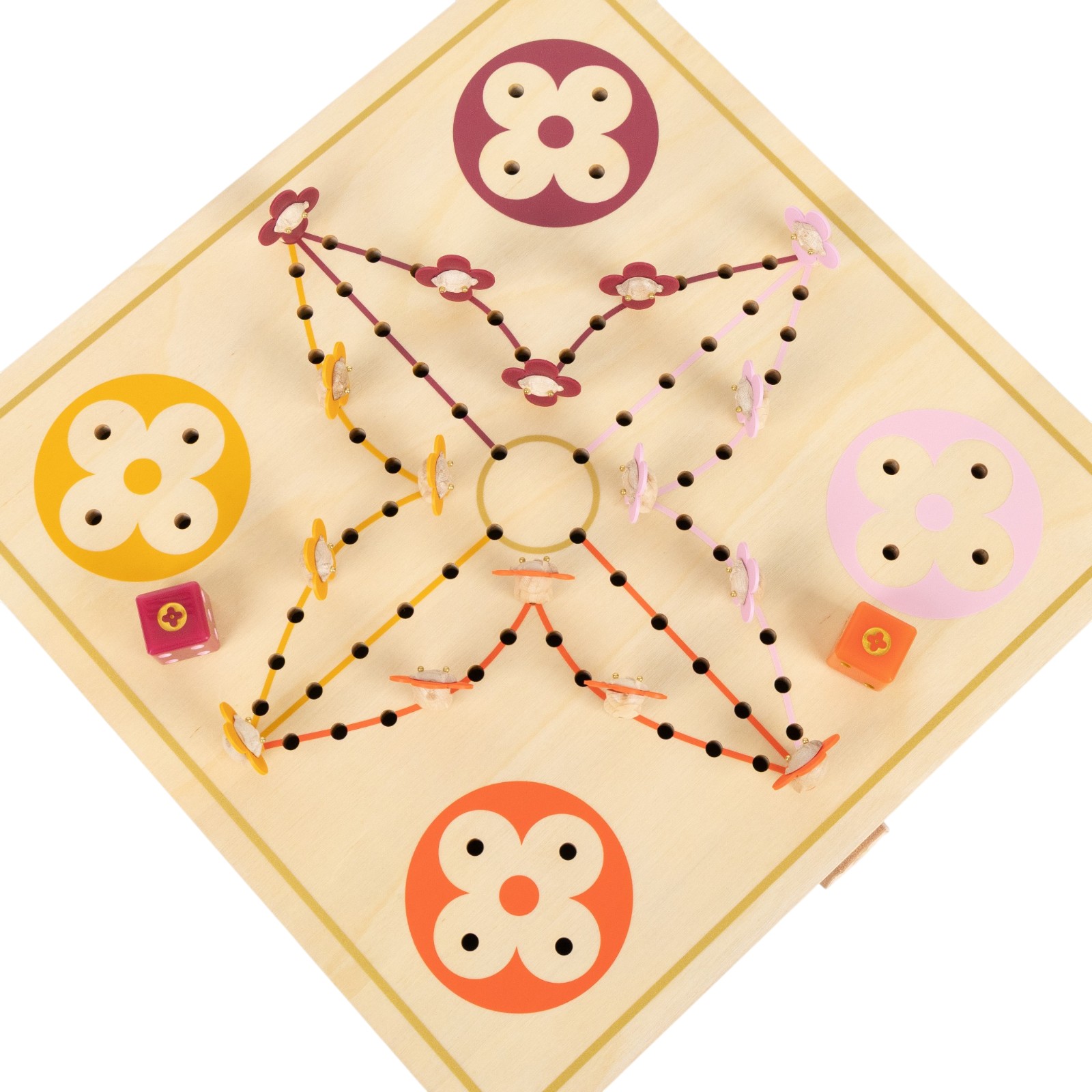 路易威登 LOUIS VUITTON Vivienne Vic禮 飛行棋 跳棋  木製VIVIENNE跳棋 原廠盒子