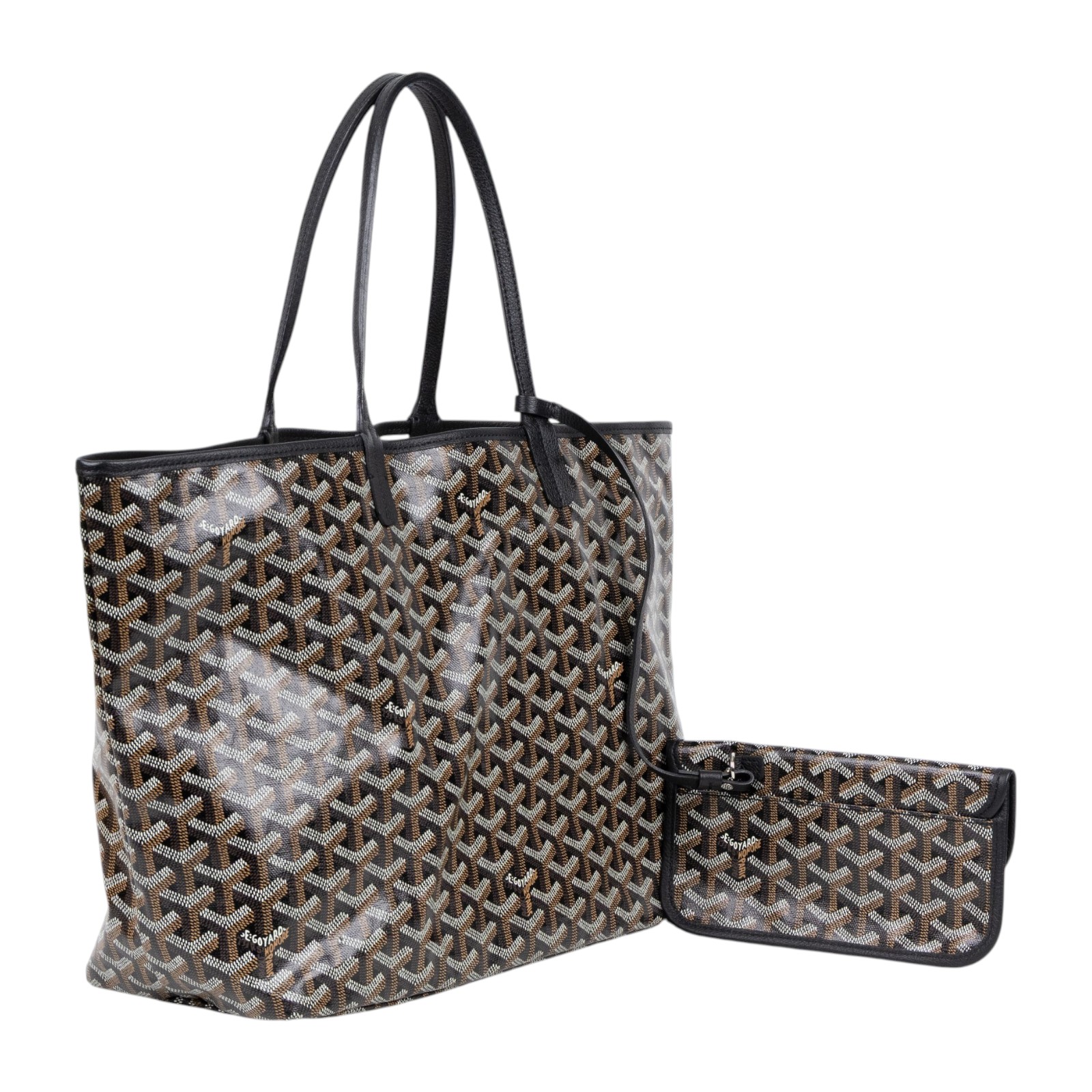 高雅德 GOYARD Saint Louis PM Bag 托特包 STLOUIPMLTY 黑SAINT LOUIS PM 防塵袋/內袋