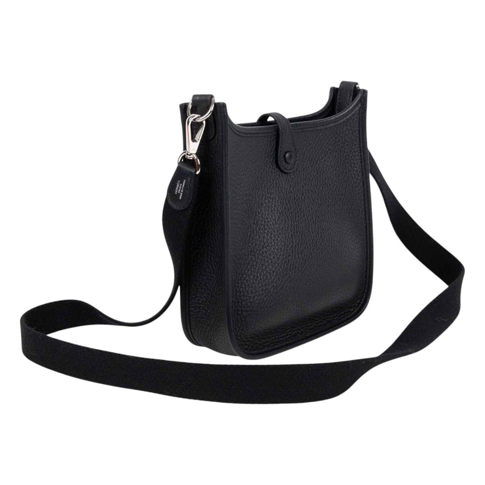 愛馬仕 Hermes Evelyne 16 Amazone bag 伊芙琳包 黑色 銀色五金 H069426CKAV /K BS 006 ZB  背帶/防塵袋2/購買證明/原廠盒子