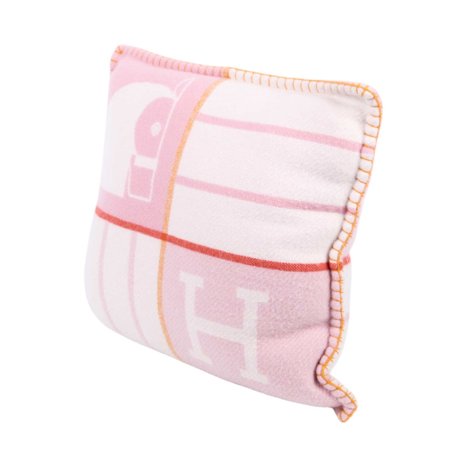 愛馬仕 Hermes Animaux Blocks 抱枕 石英粉 H104353Mv01  粉Animaux Blocks抱枕 防塵袋